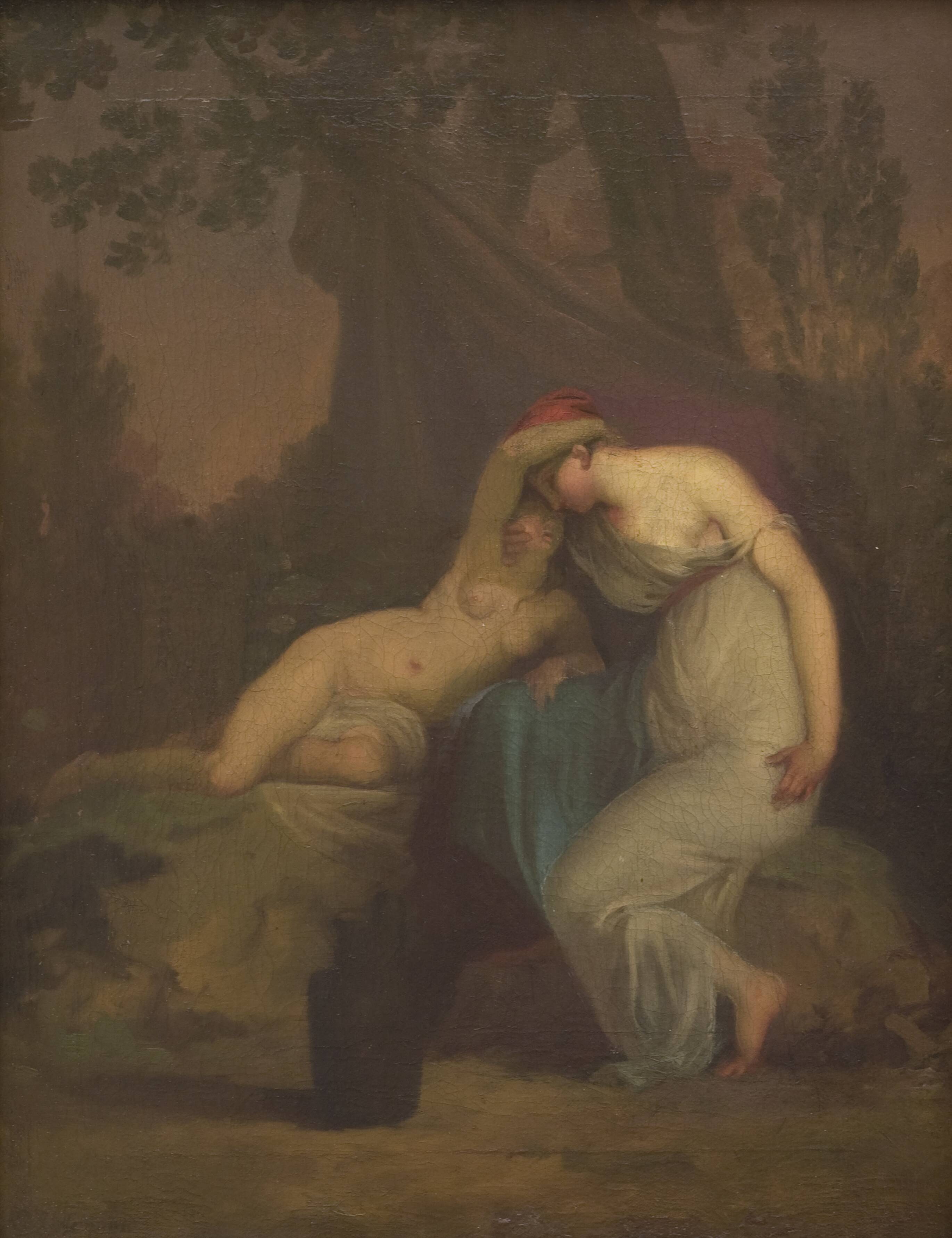 The Greek Poet Sappho and the Girl from Mytilene