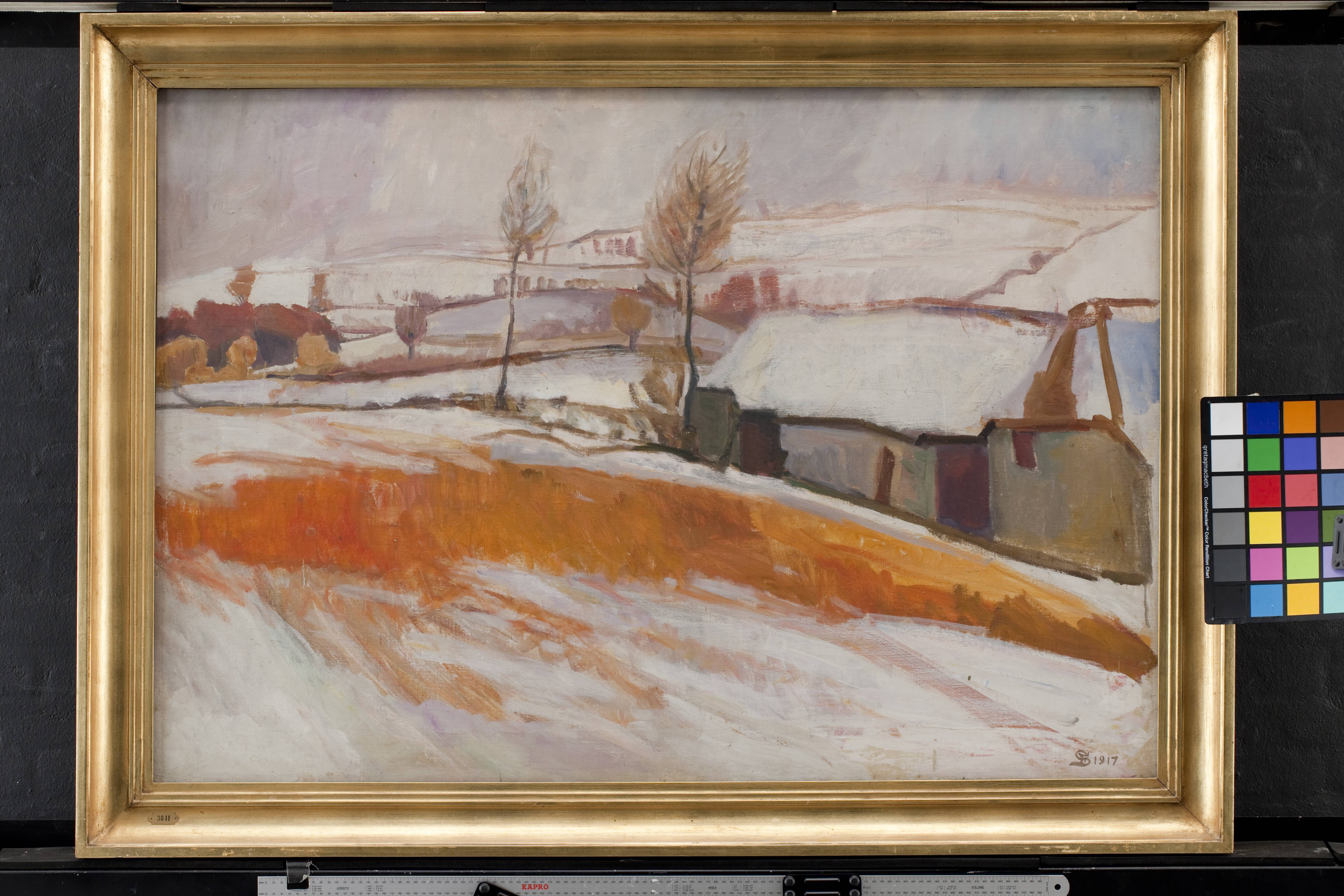 Winter Landscape. Over Kærby Hill.