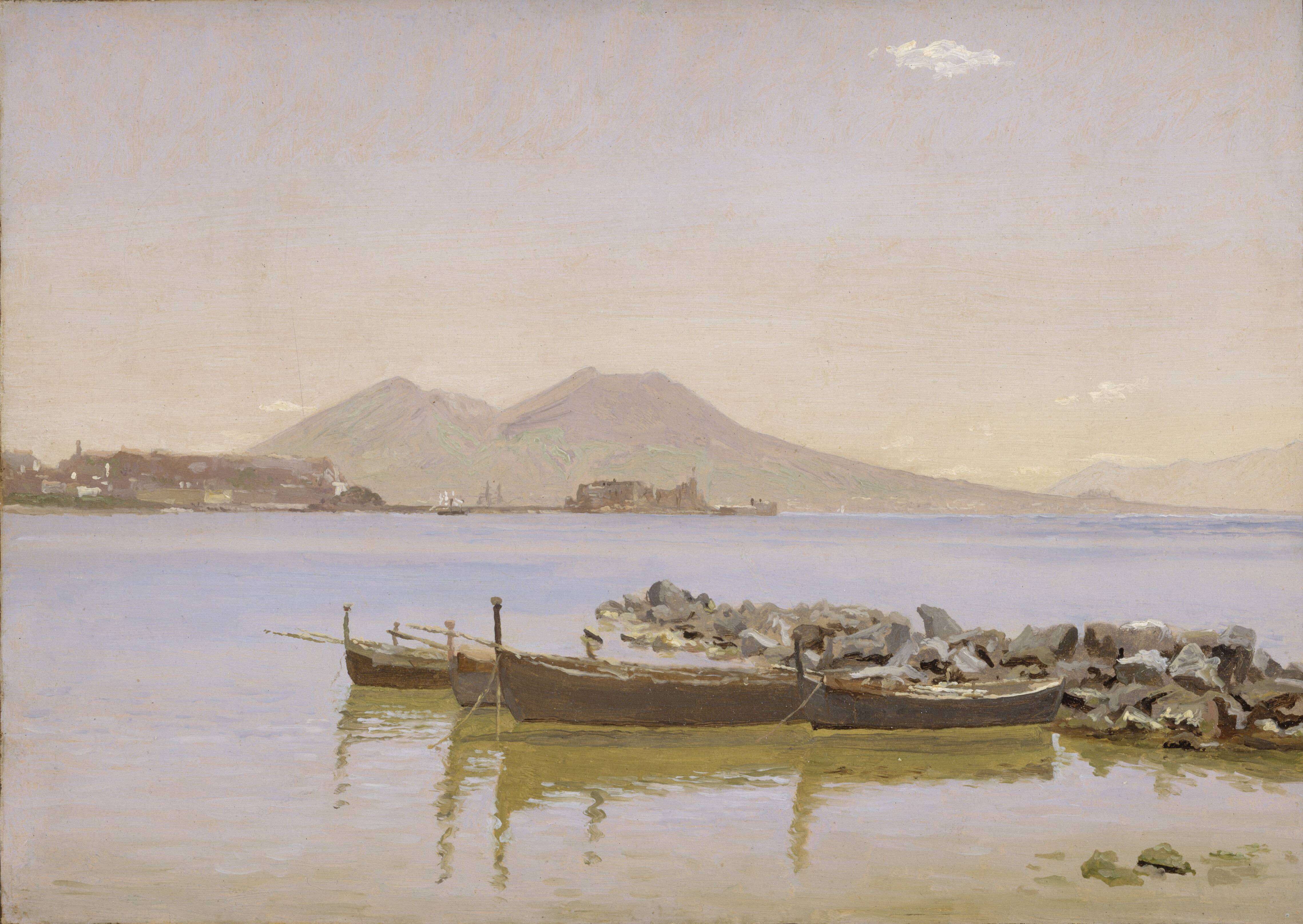 The Gulf of Naples with Vesuvius in the Background