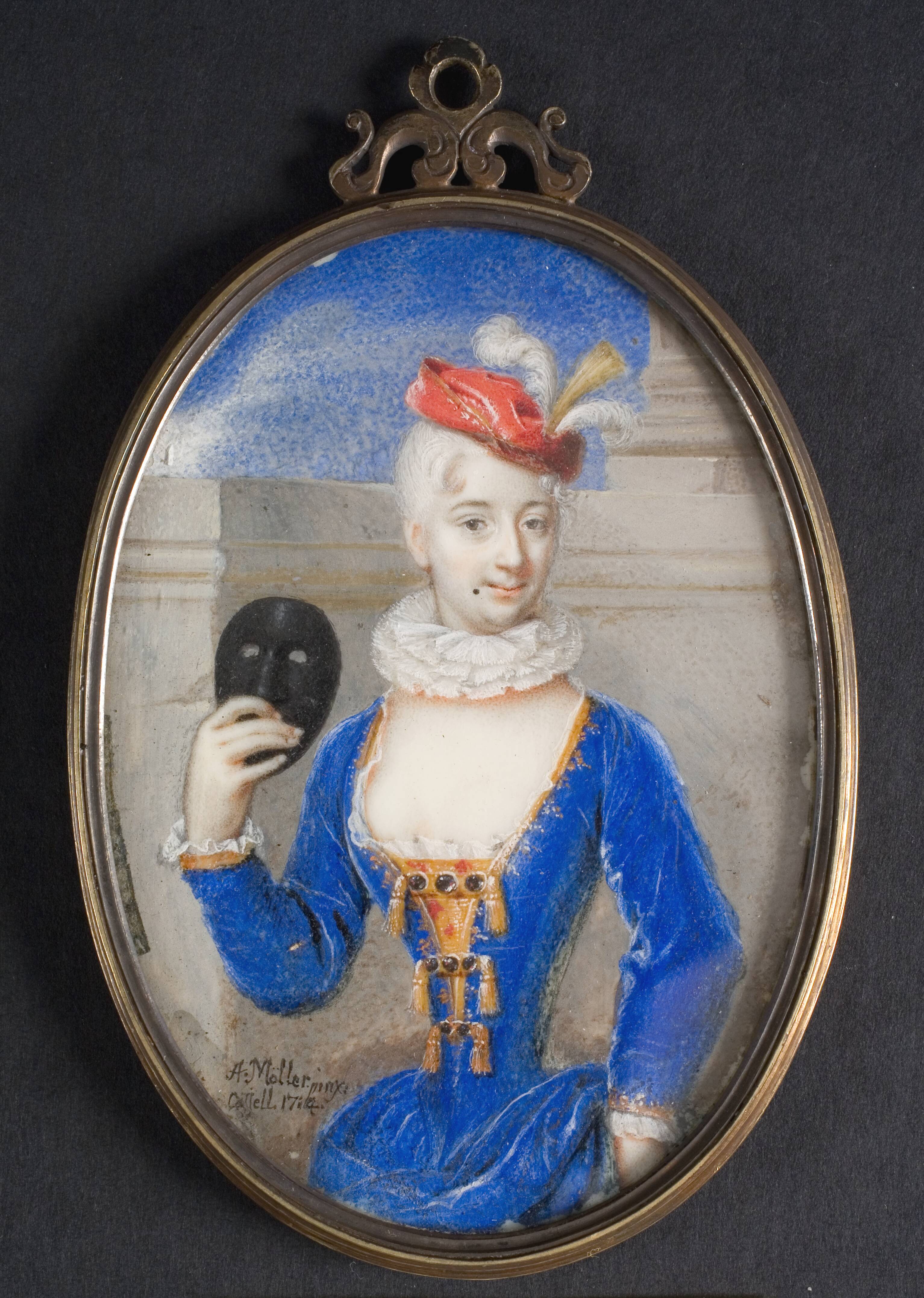 Portrait of Wilhelmine Charlotte, Princess of Hessen-Kassel