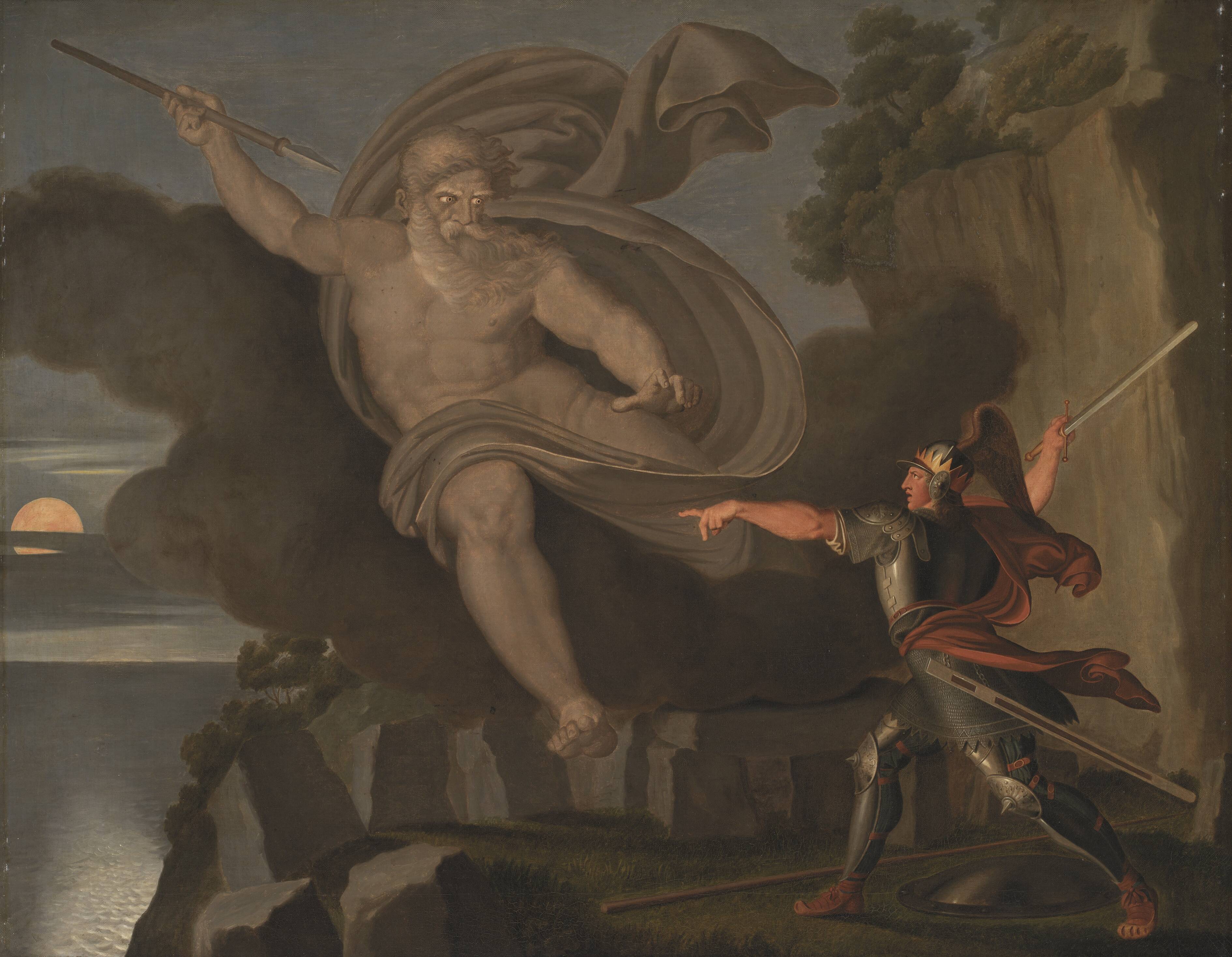 Fingal´s Battle with the Spirit of Loda