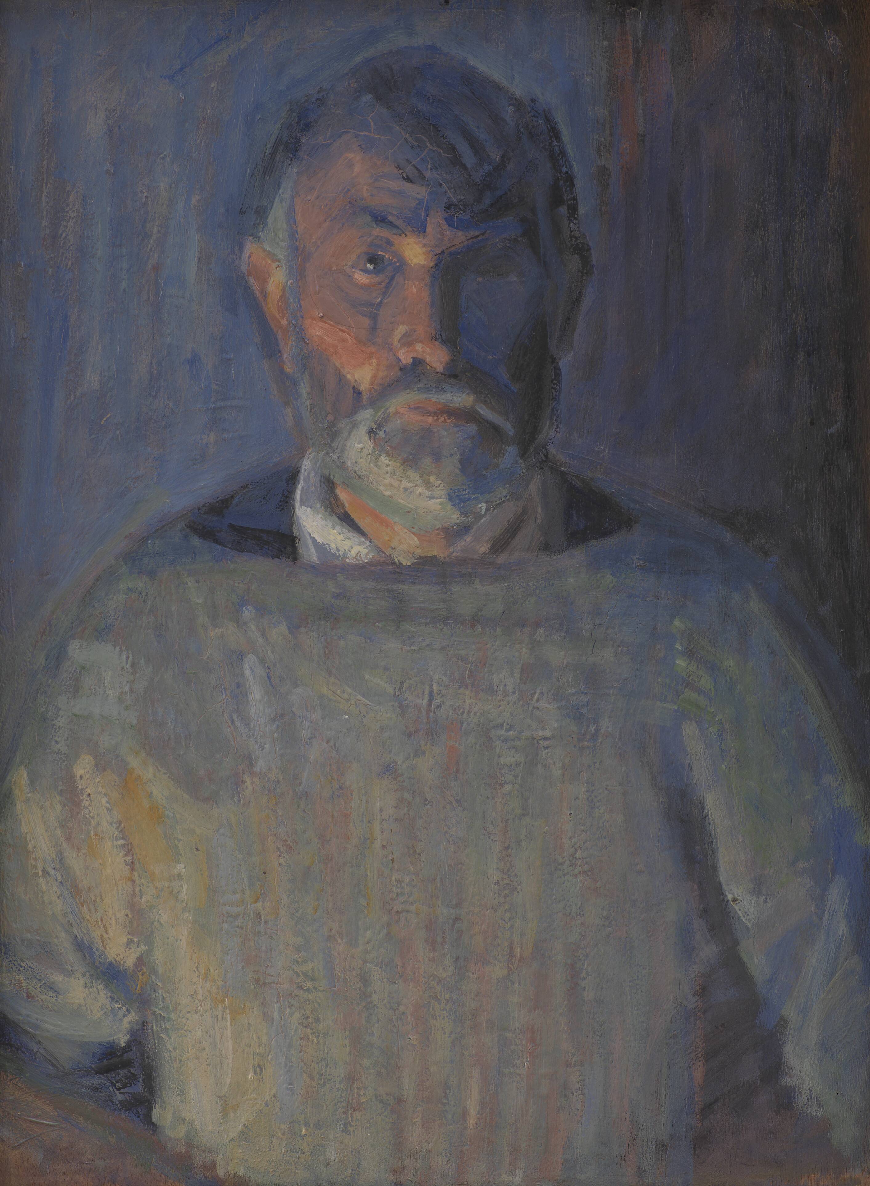 Portrait of the Artist. Lamplight