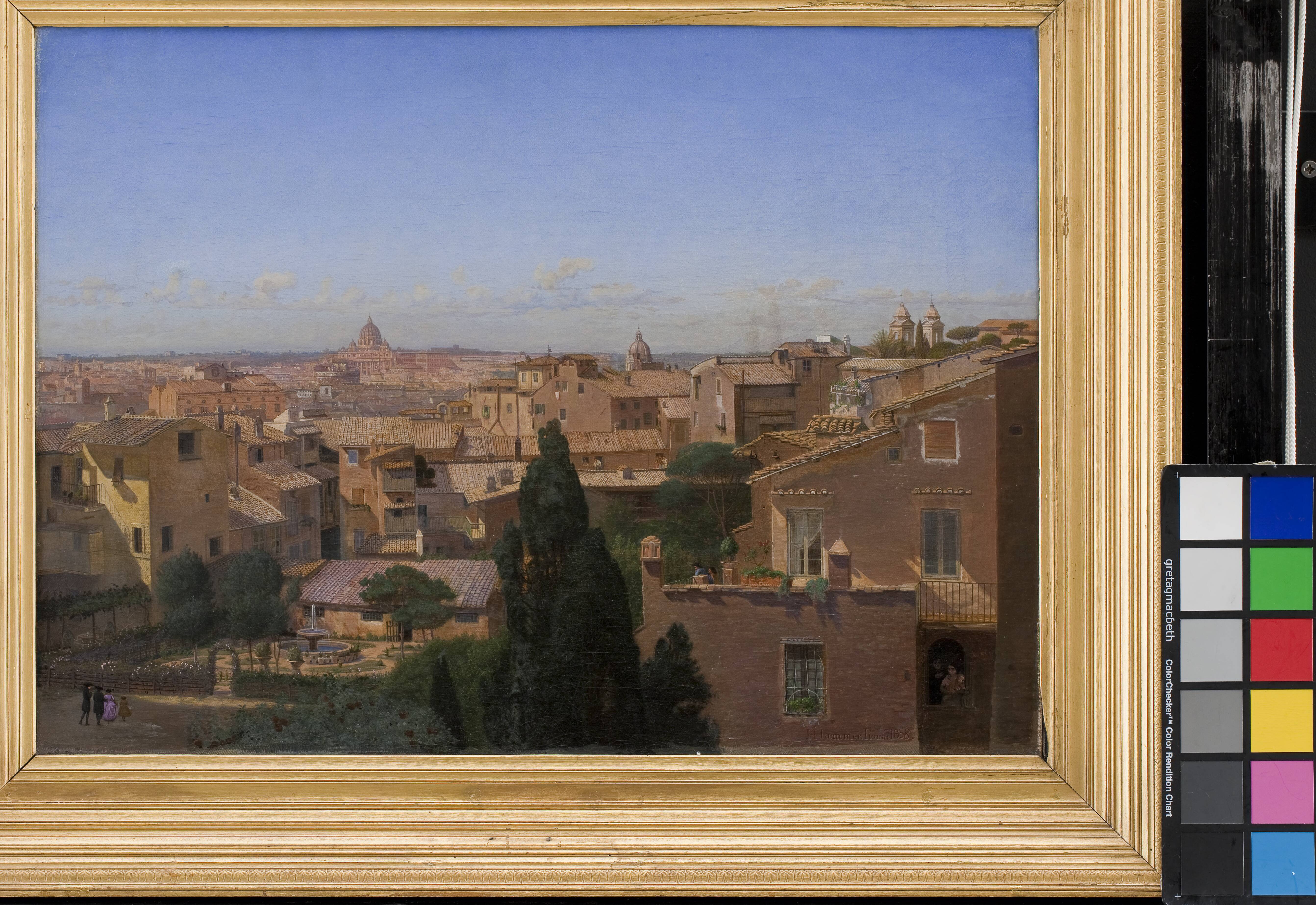 A View of Rome Seen from the Artist's Dwelling