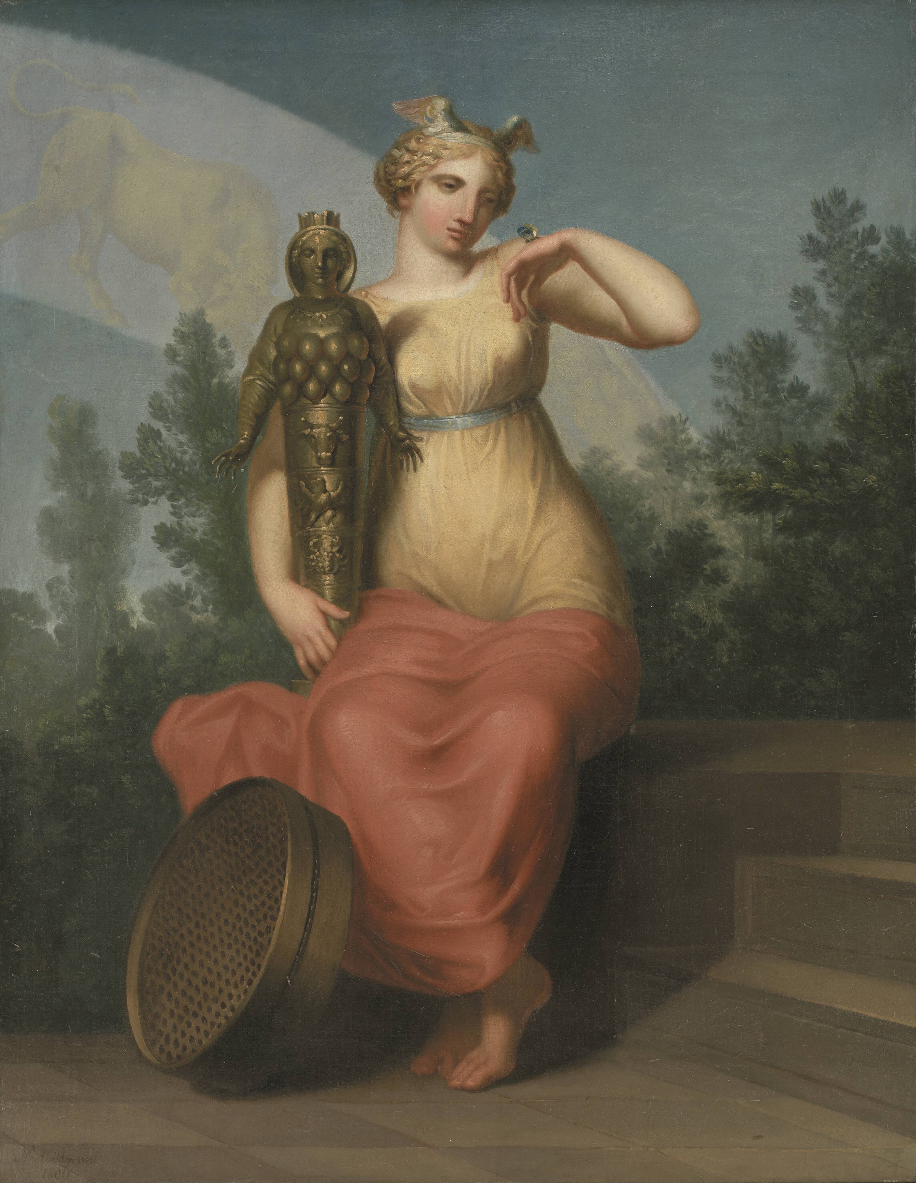 Philosophy. Allegorical figure.