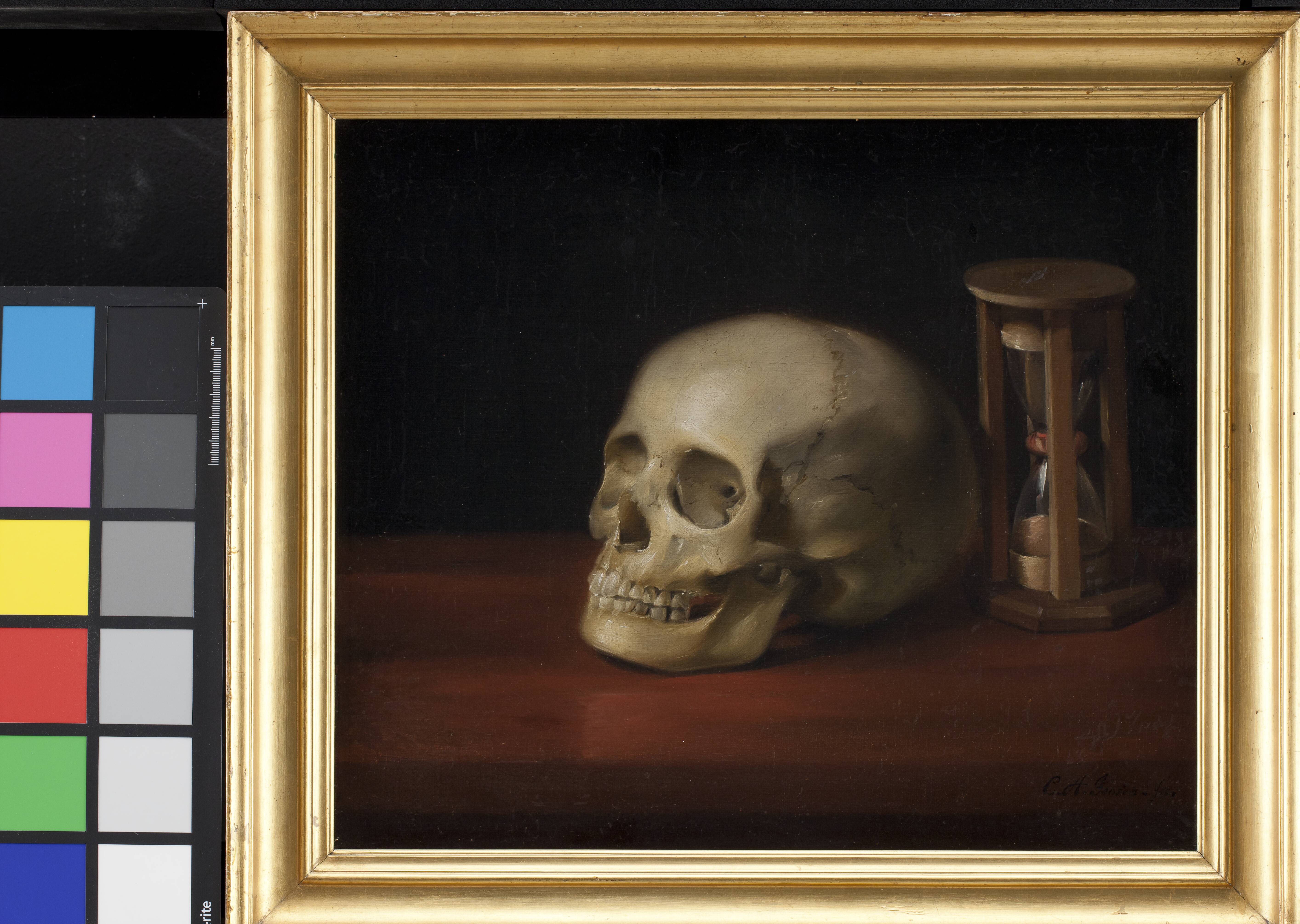 Skull and Hourglass