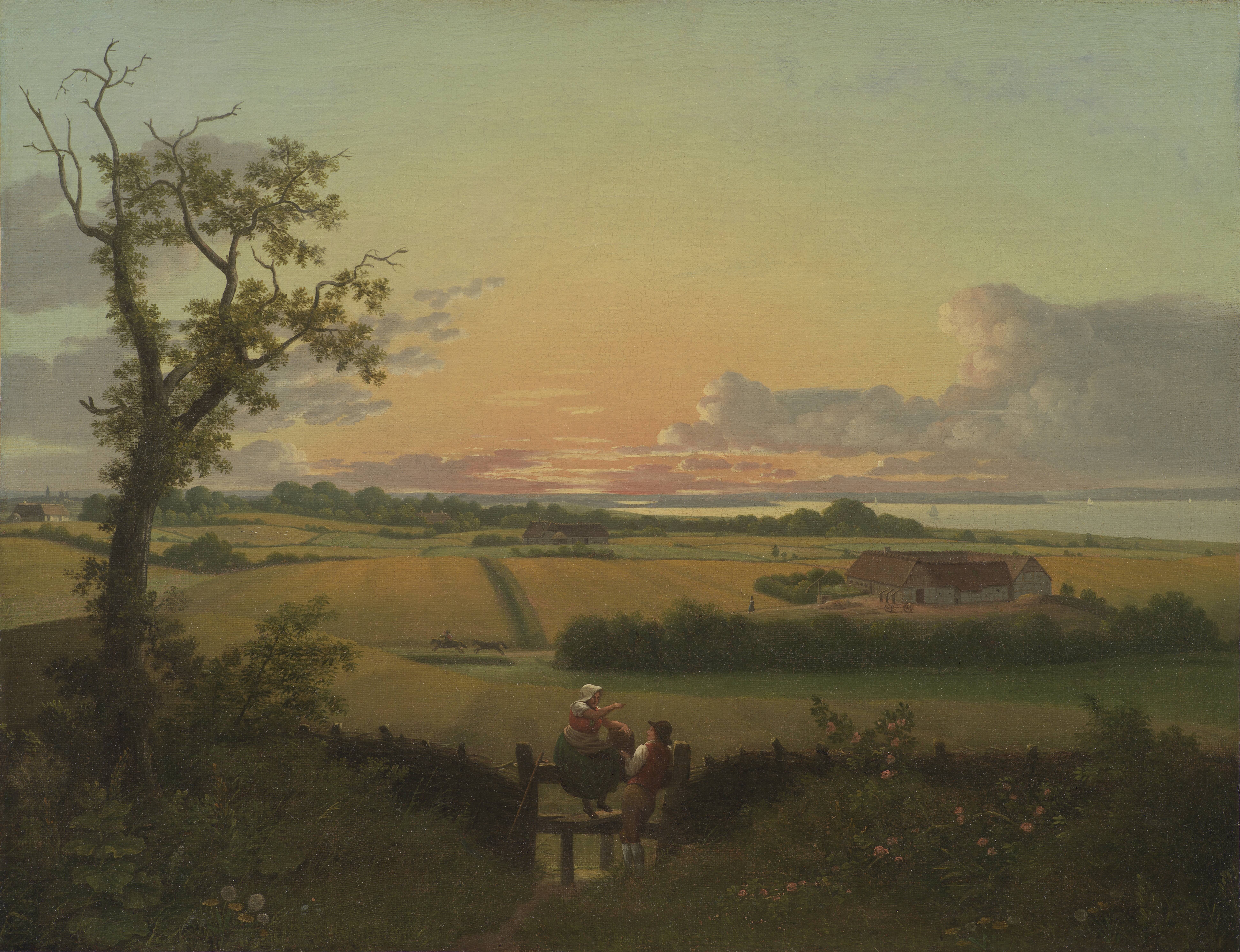 Landscape with a Stile. The Isle of Møn