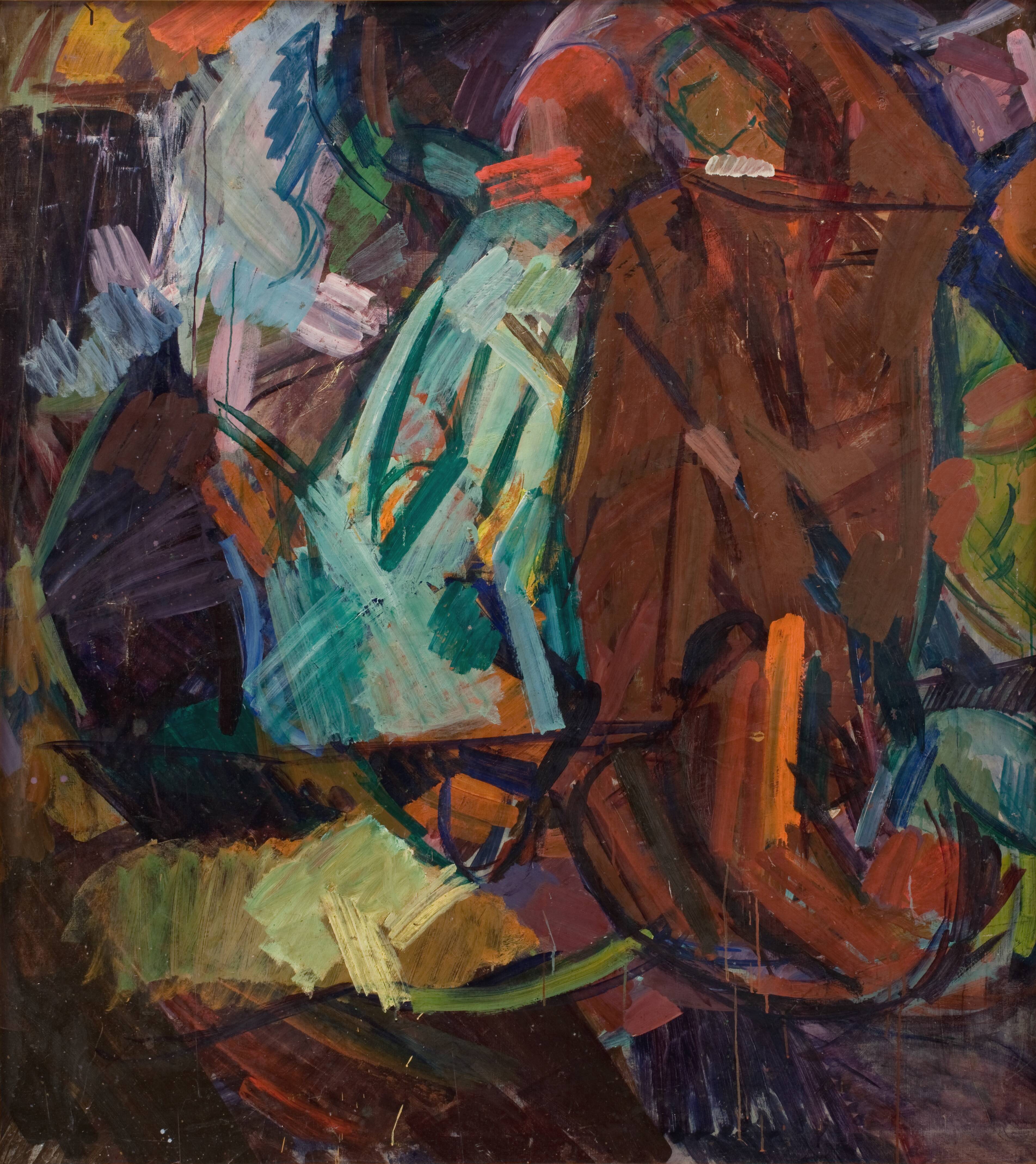 Study after Delacroix's "Dante og Vergil"