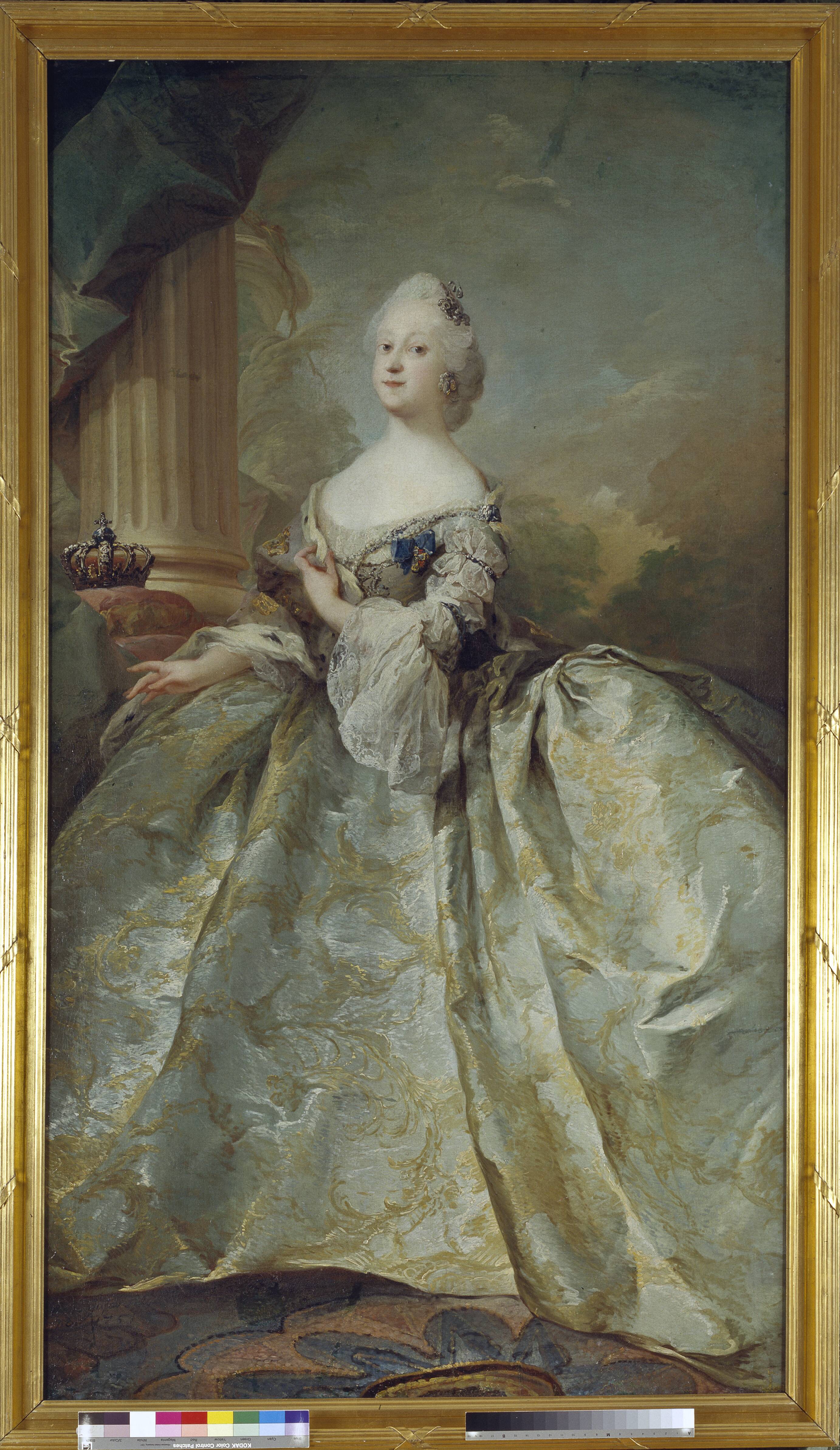 Portræt af Louise, Frederik V's første dronning
