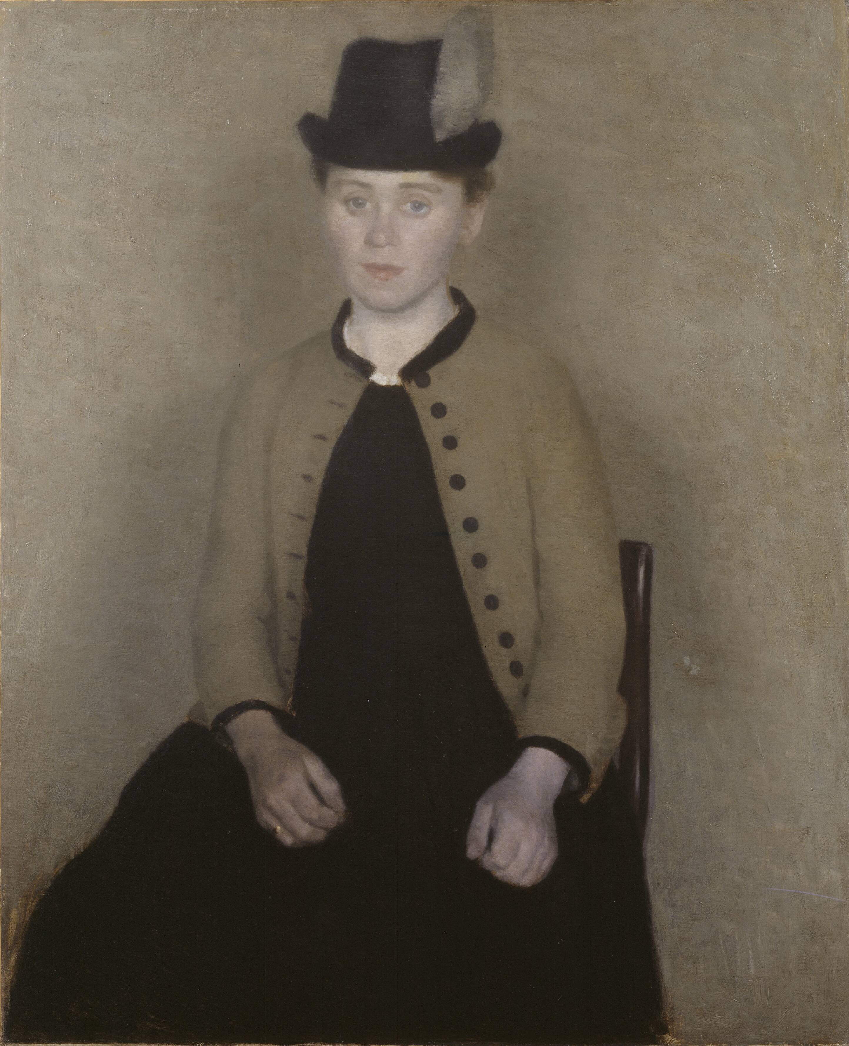 Ida Ilsted, later the Artist's Wife