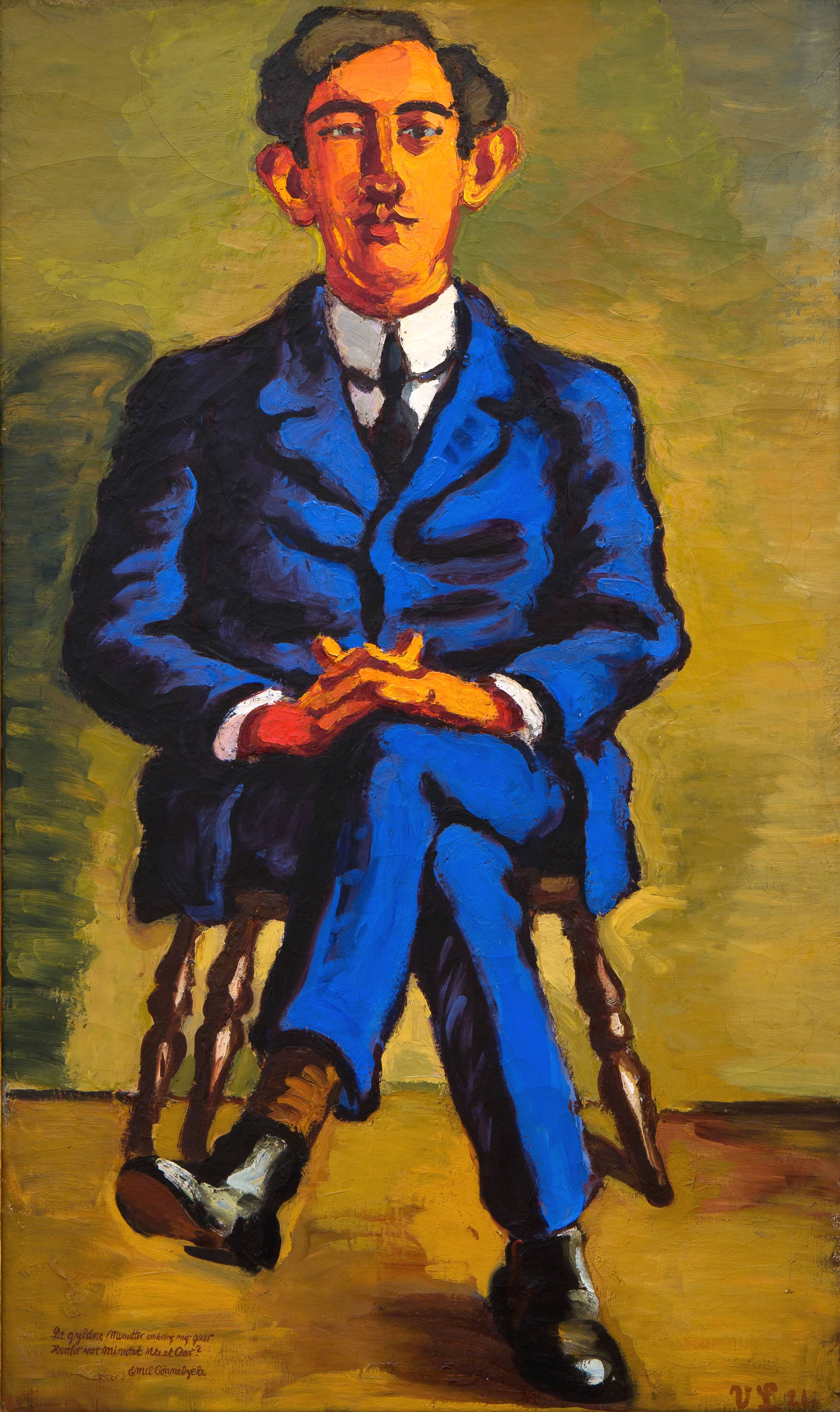 Portrait of the Poet Emil Bønnelycke