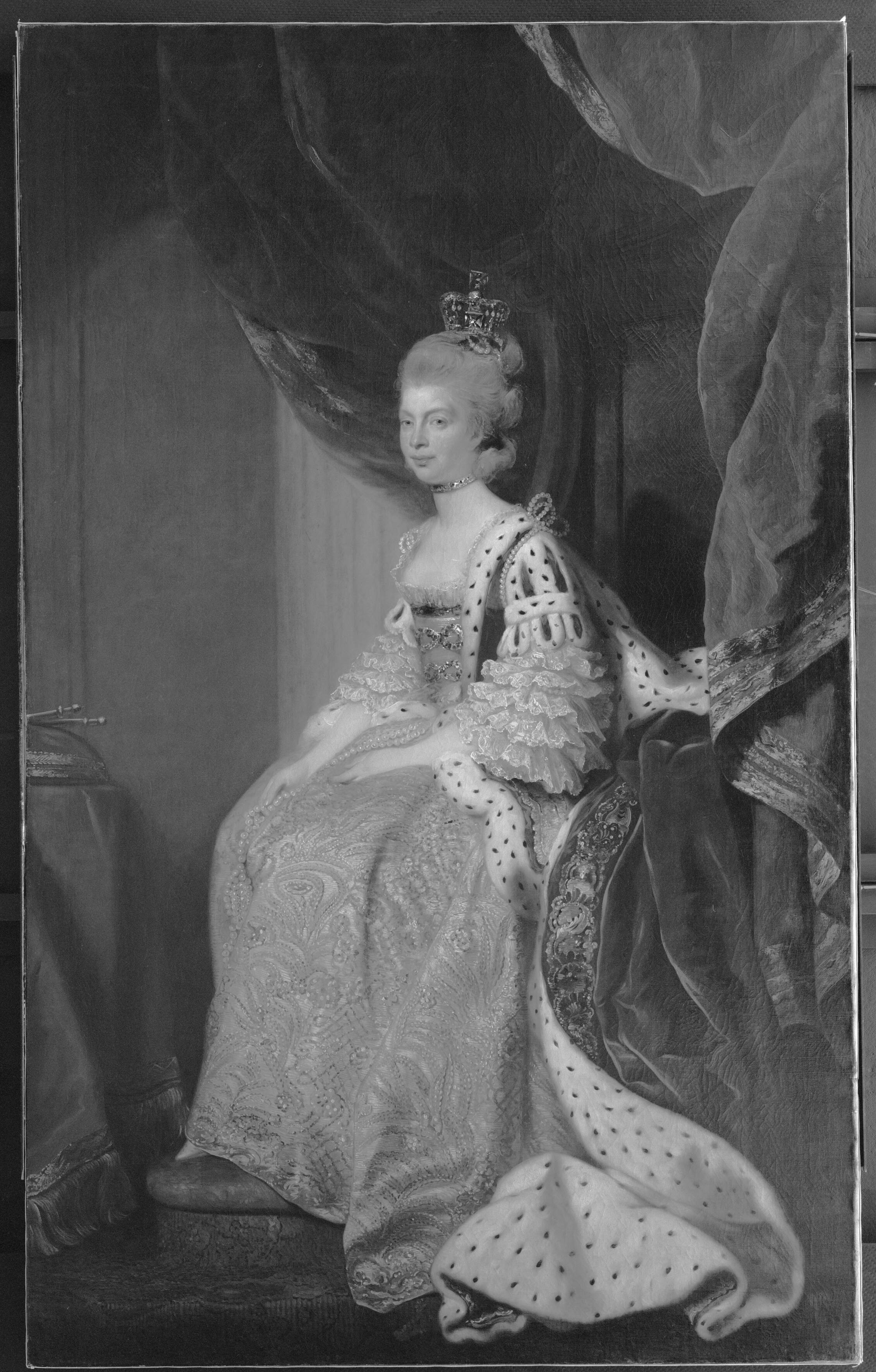 Queen Charlotte Sophia of Mecklenburg-Strelitz. Wife of George III