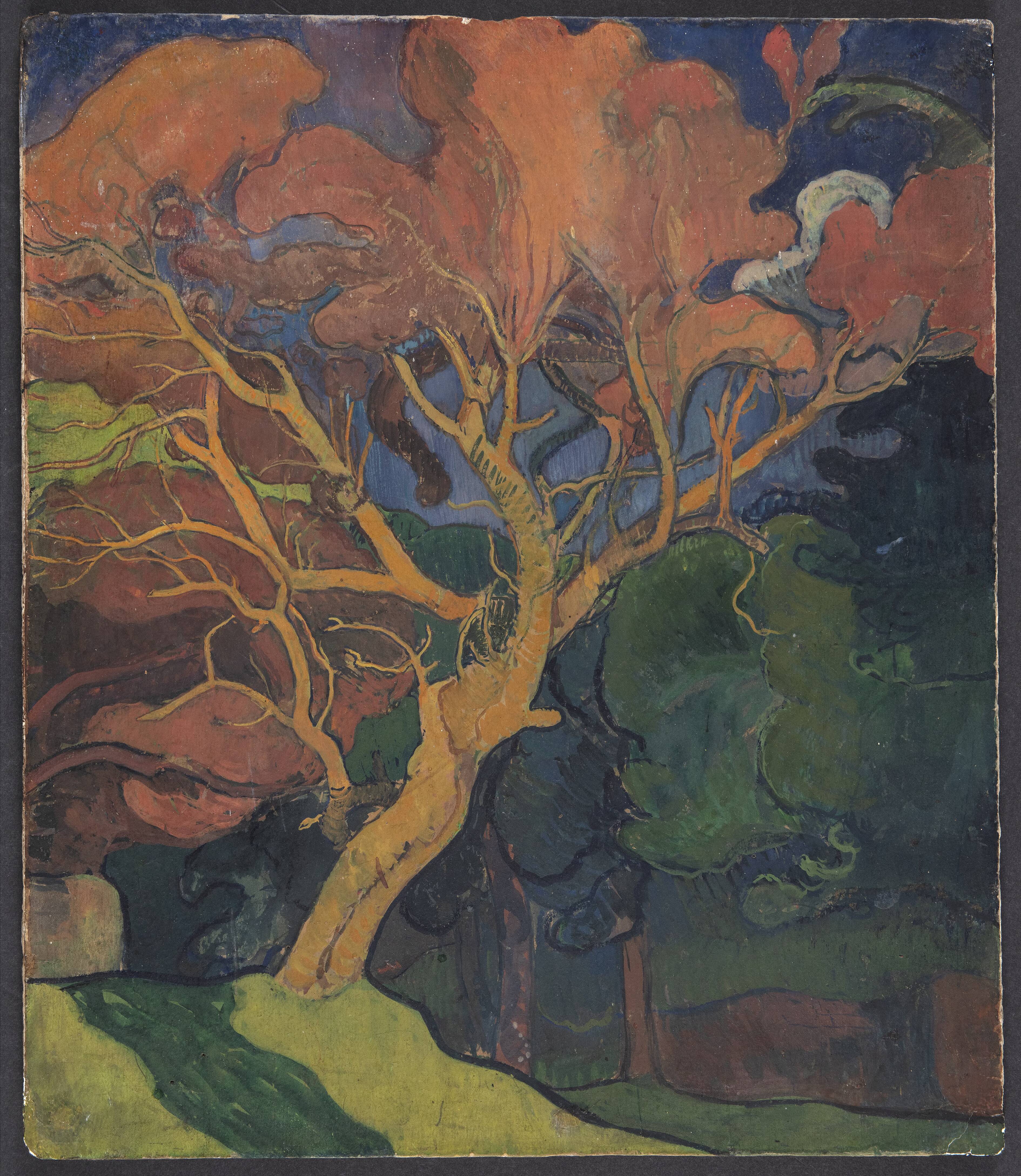 Wood with Crooked Tree