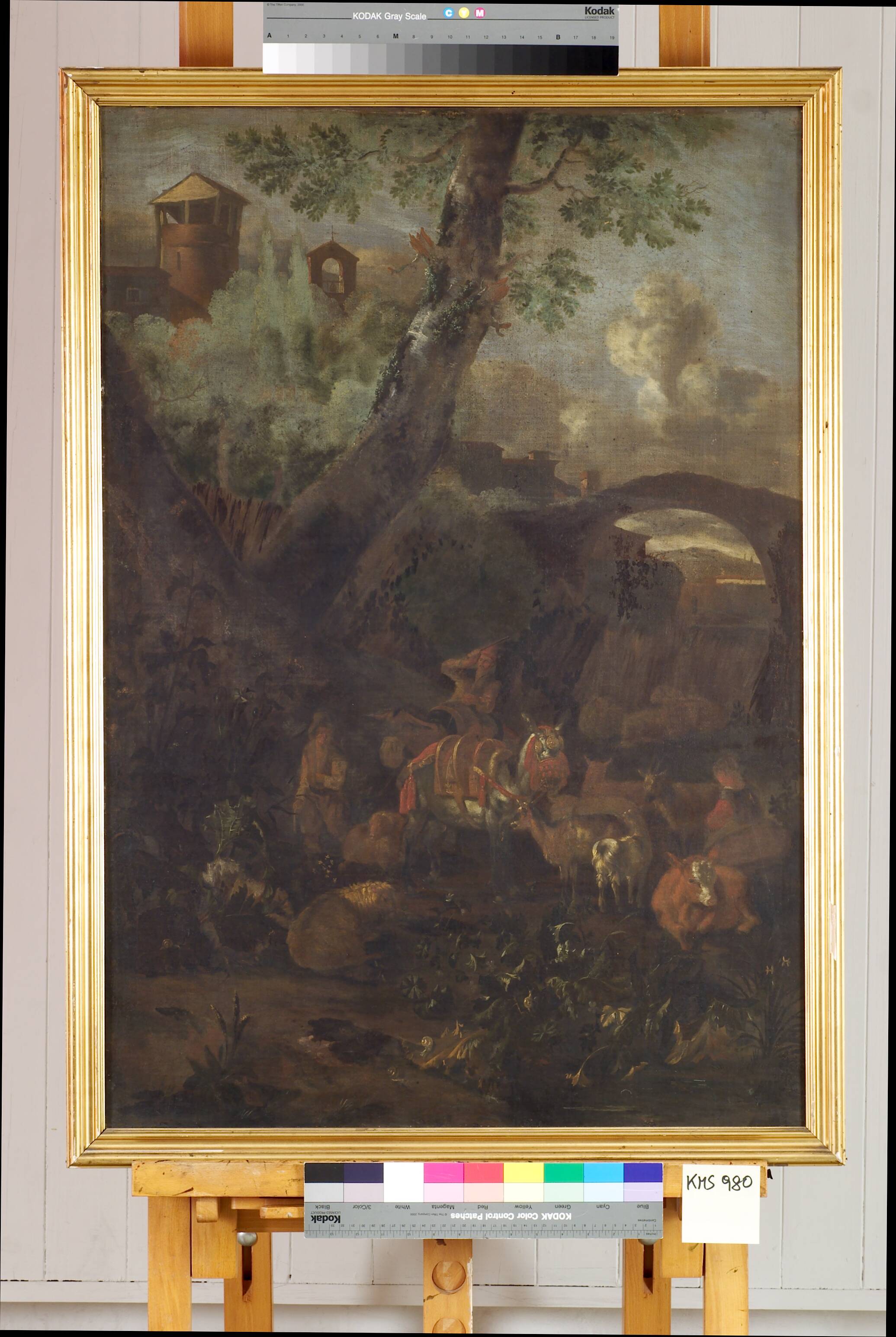Landscape with Mules and Goats