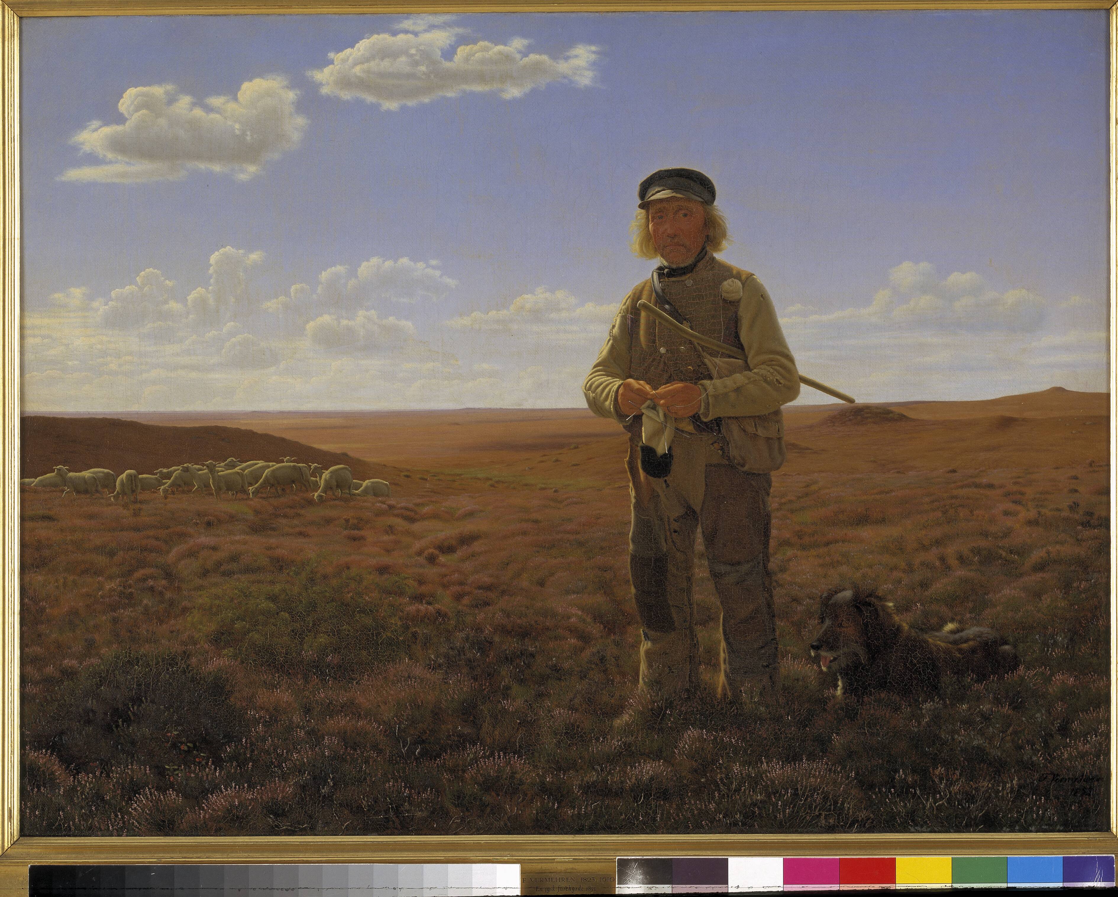 A Jutland Sheperd on the Moors