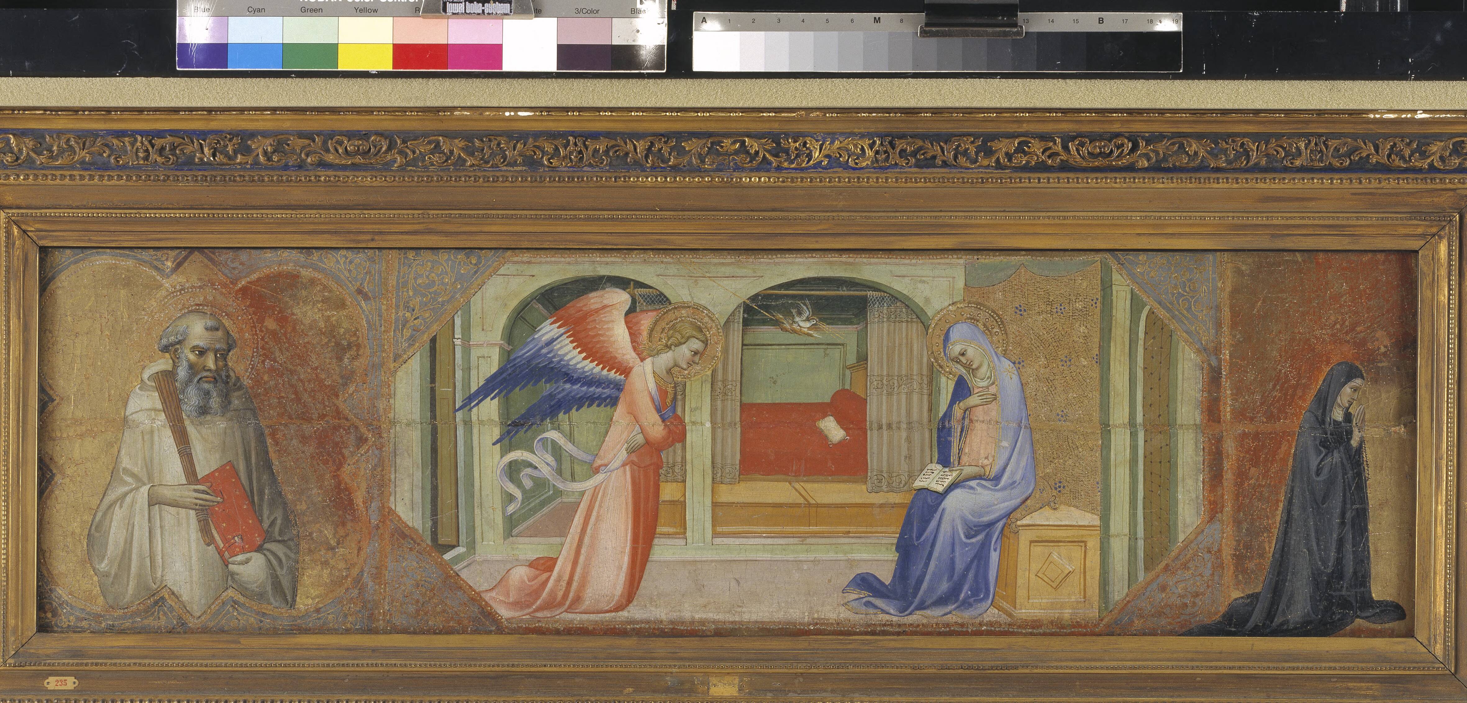 St. Benedict - The Annunciation - A Kneeling Nun