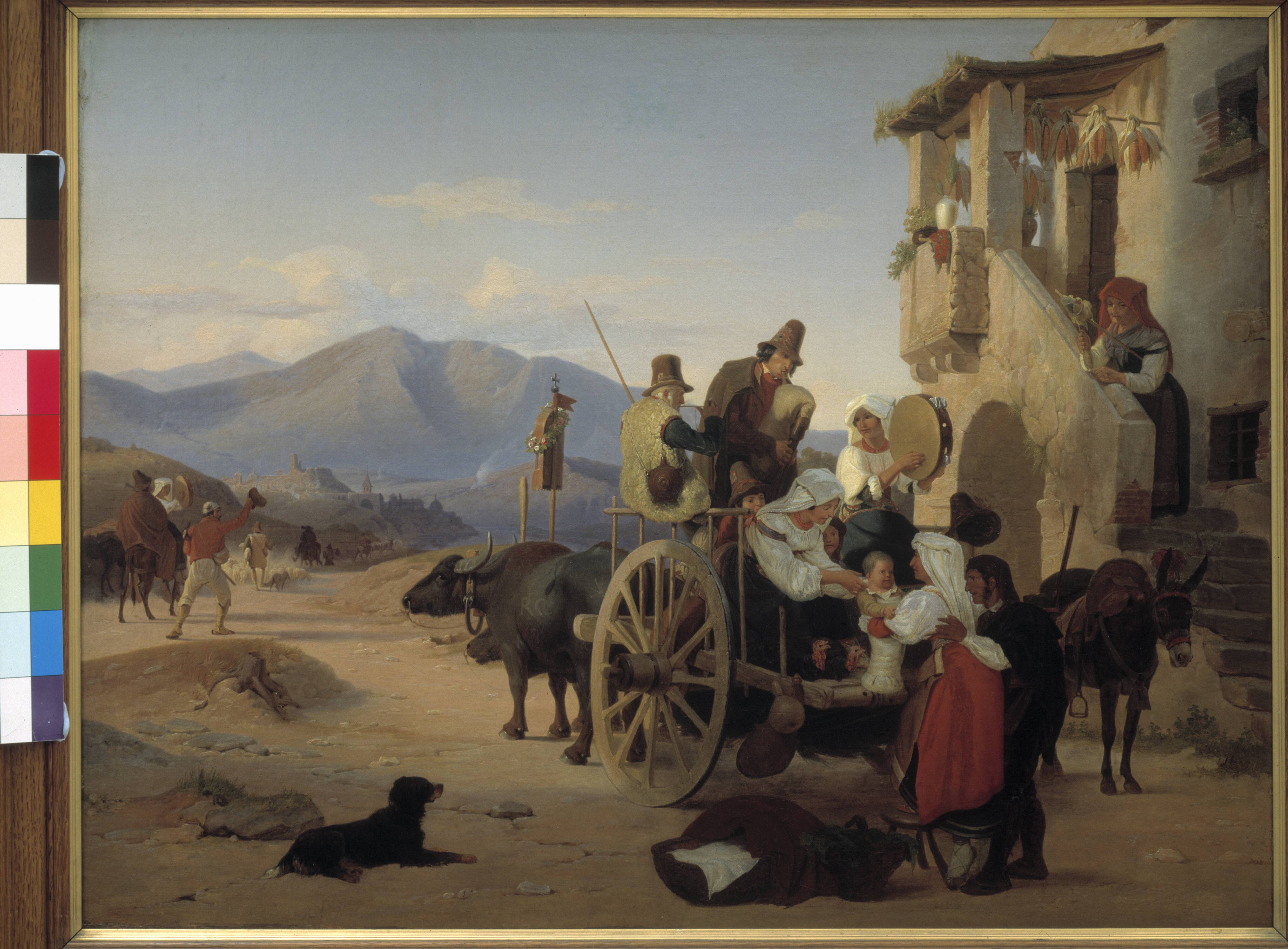 Roman Peasants Going to Market