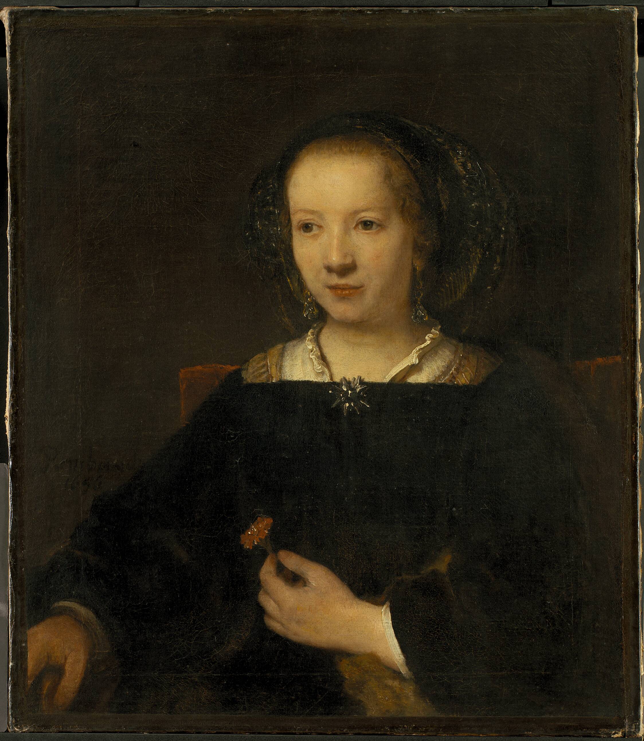 Young Woman with a Carnation