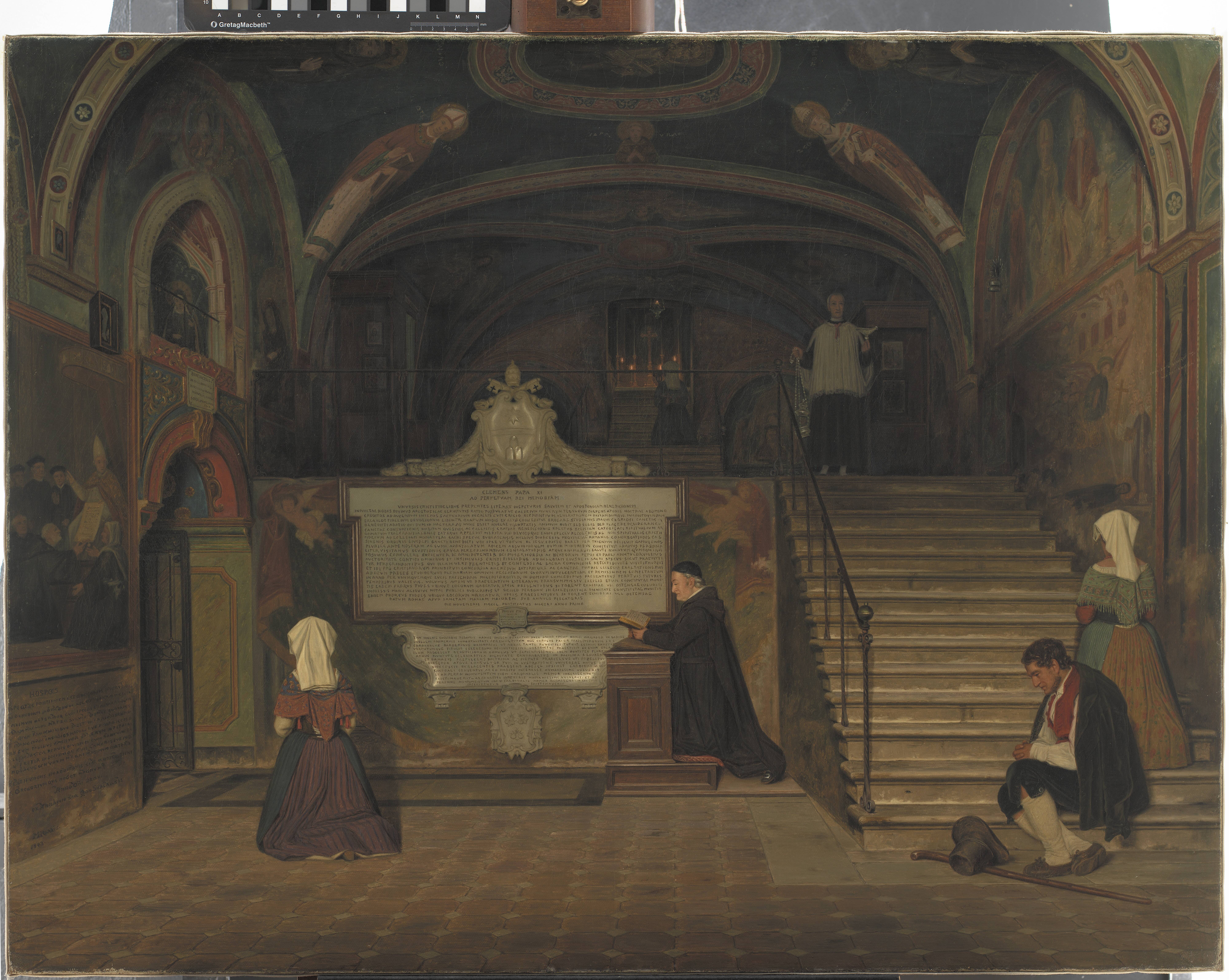 The Crypt in the Monastry of San Benedetto in Subiaco, Italy