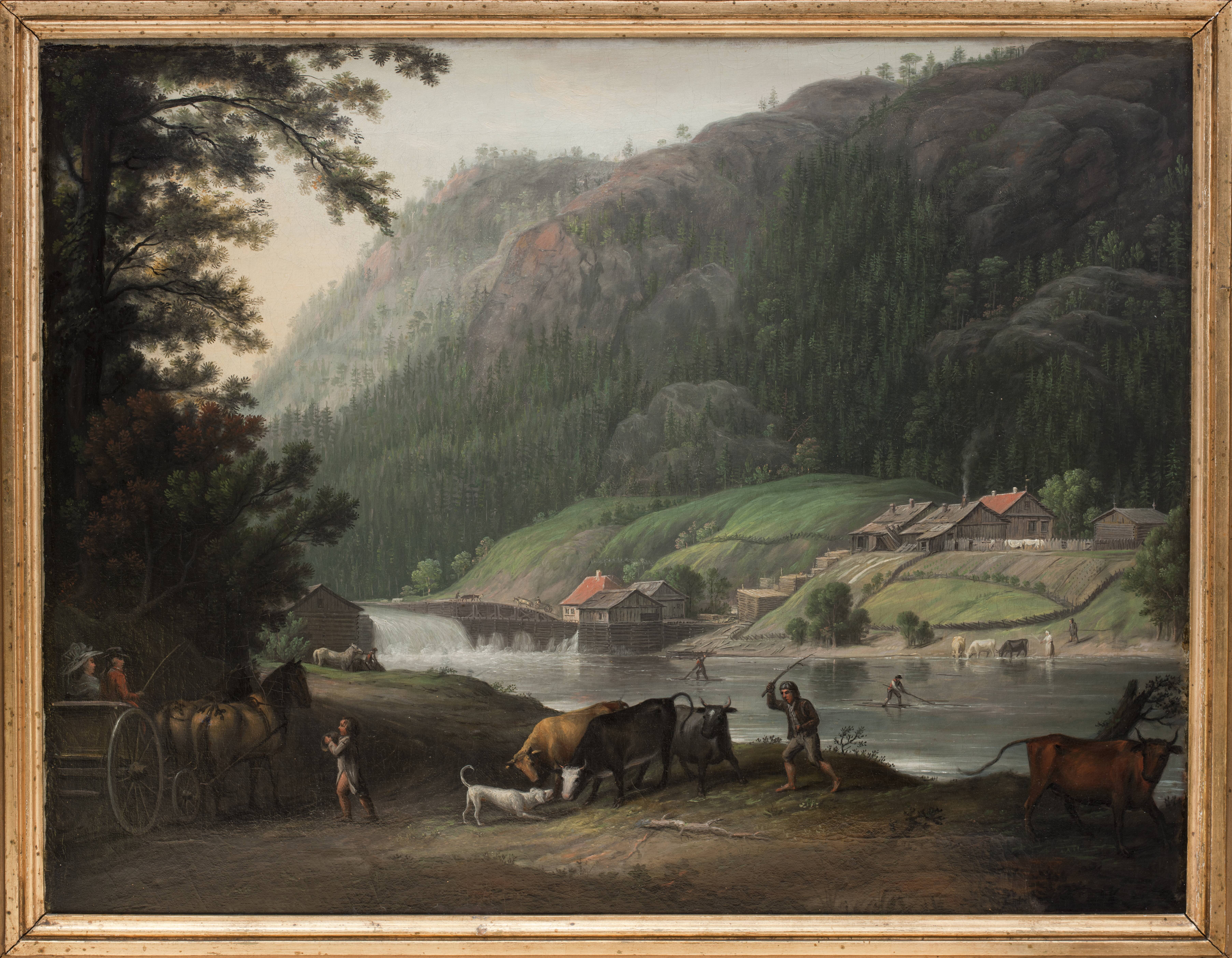 Tistedalen ved Frederikshald i Norge