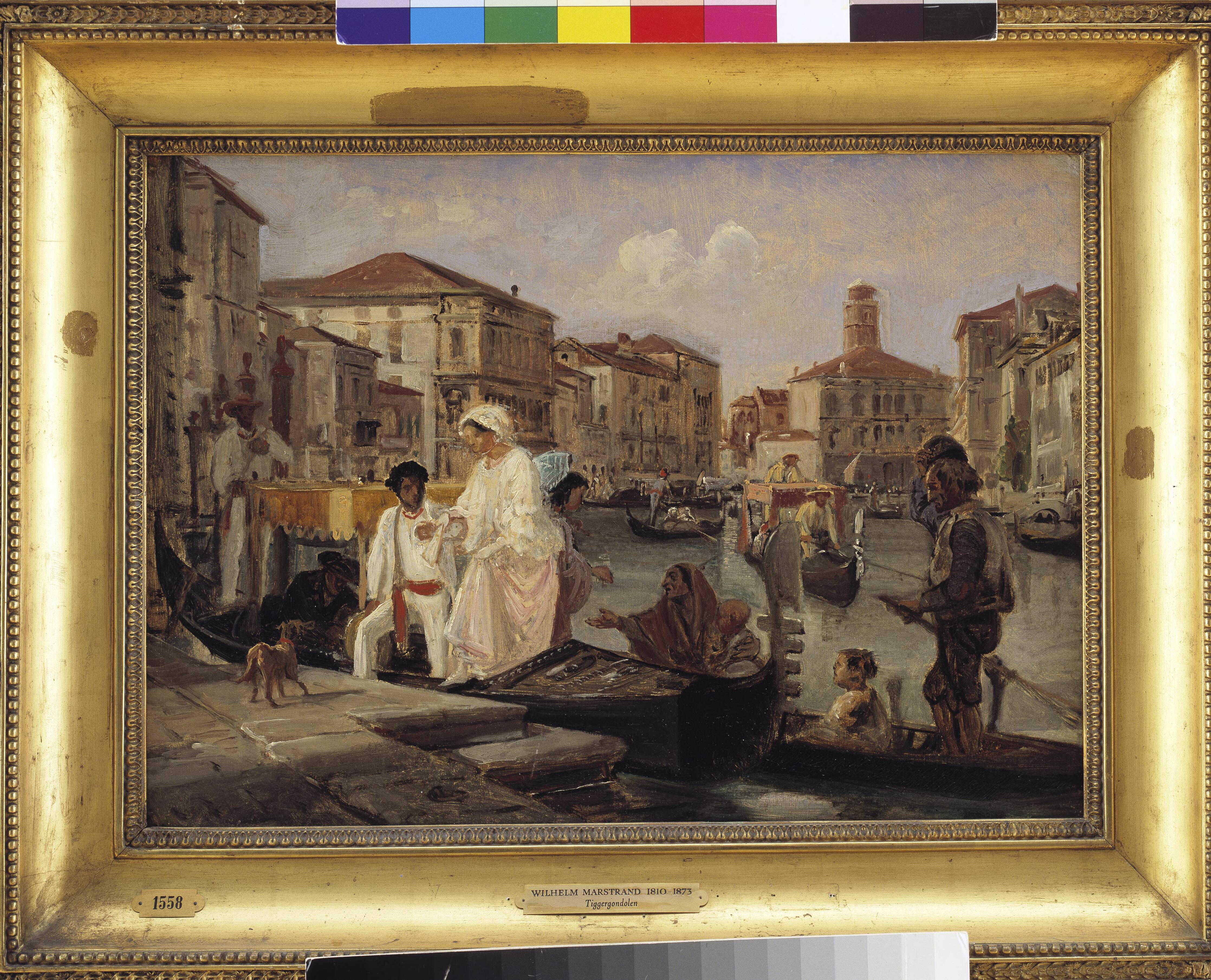 Alighting from a Gondola in Venice