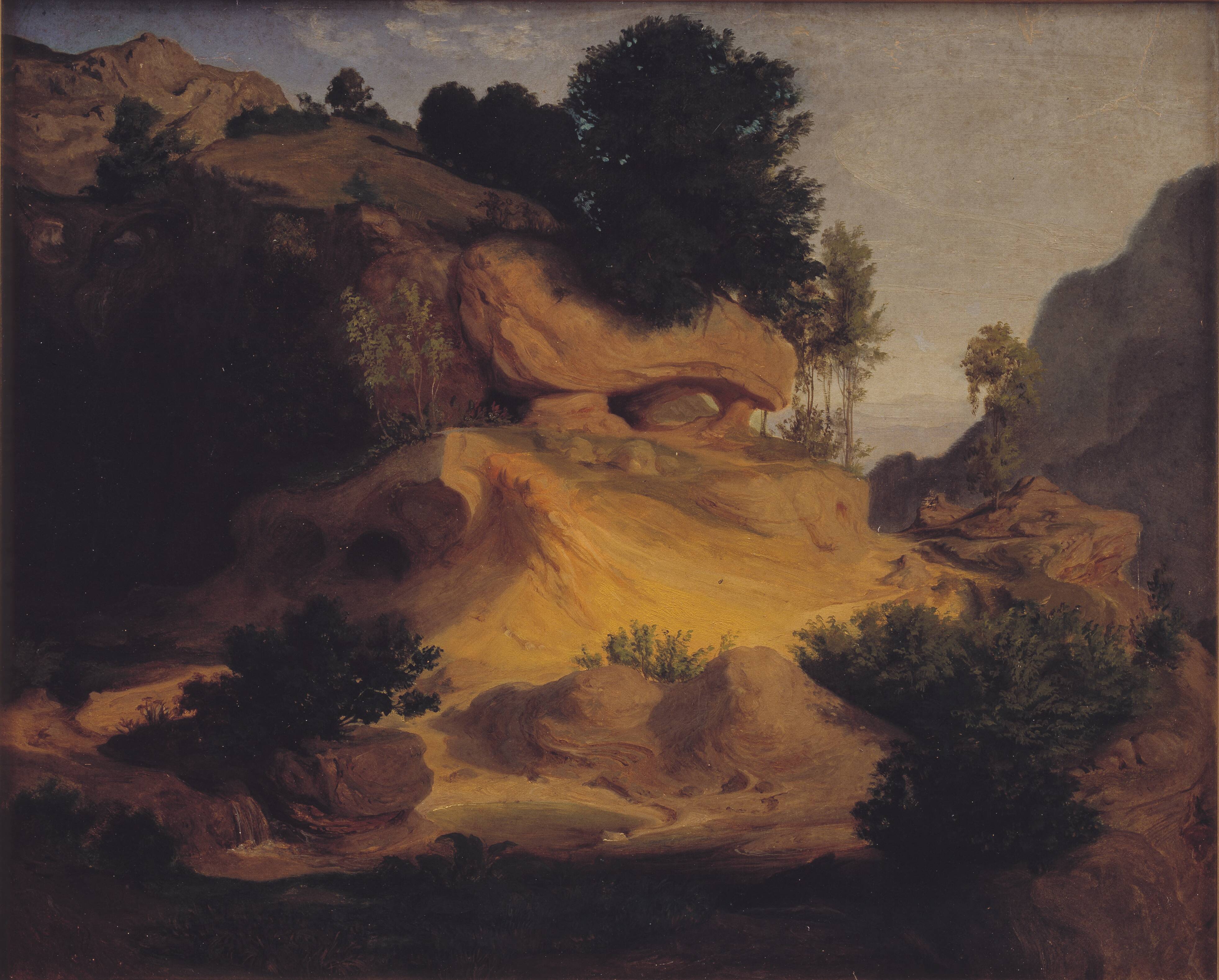 Landscape near Subiaco, Italy