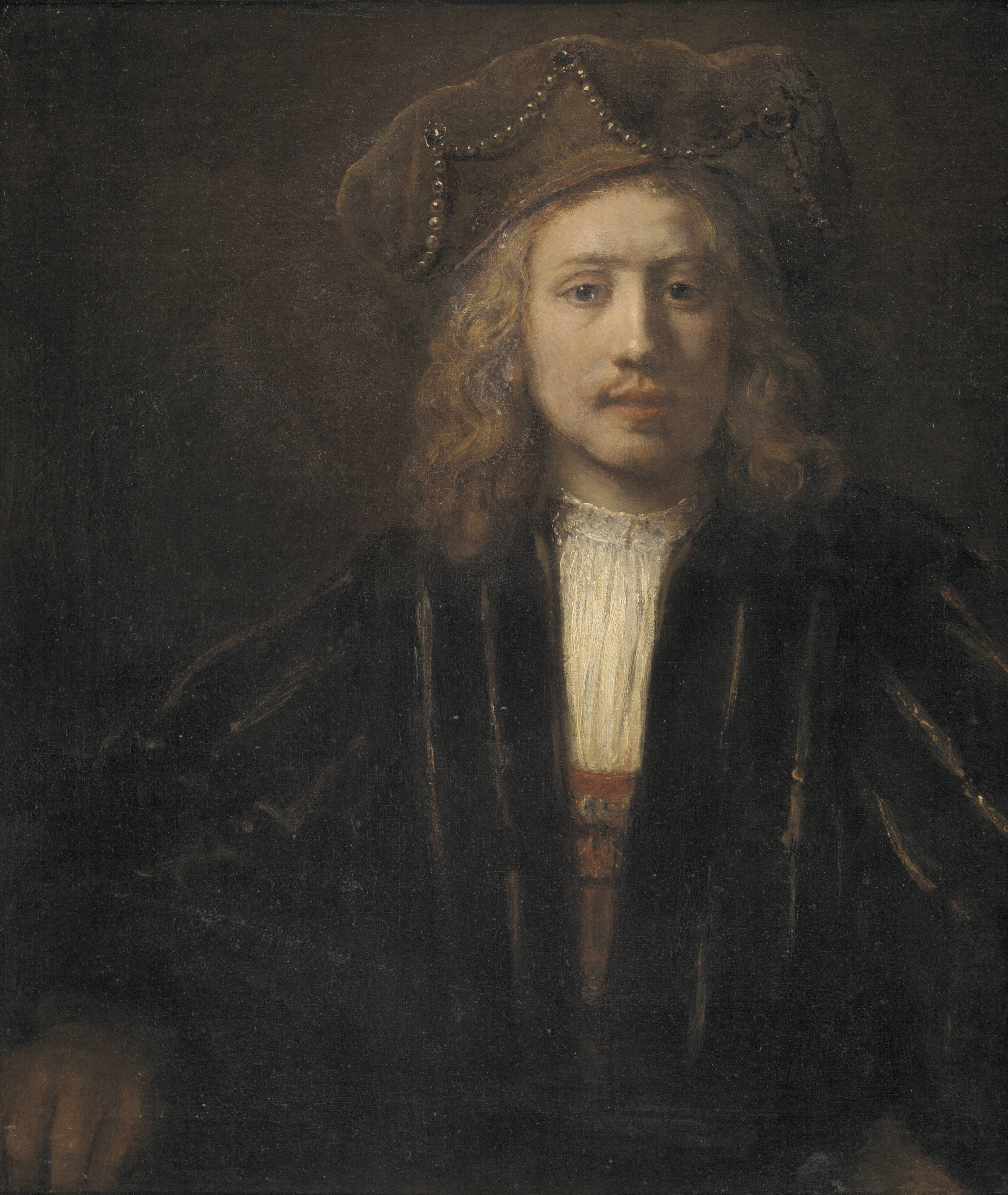 Young Man in a Pearl-trimmed Cap