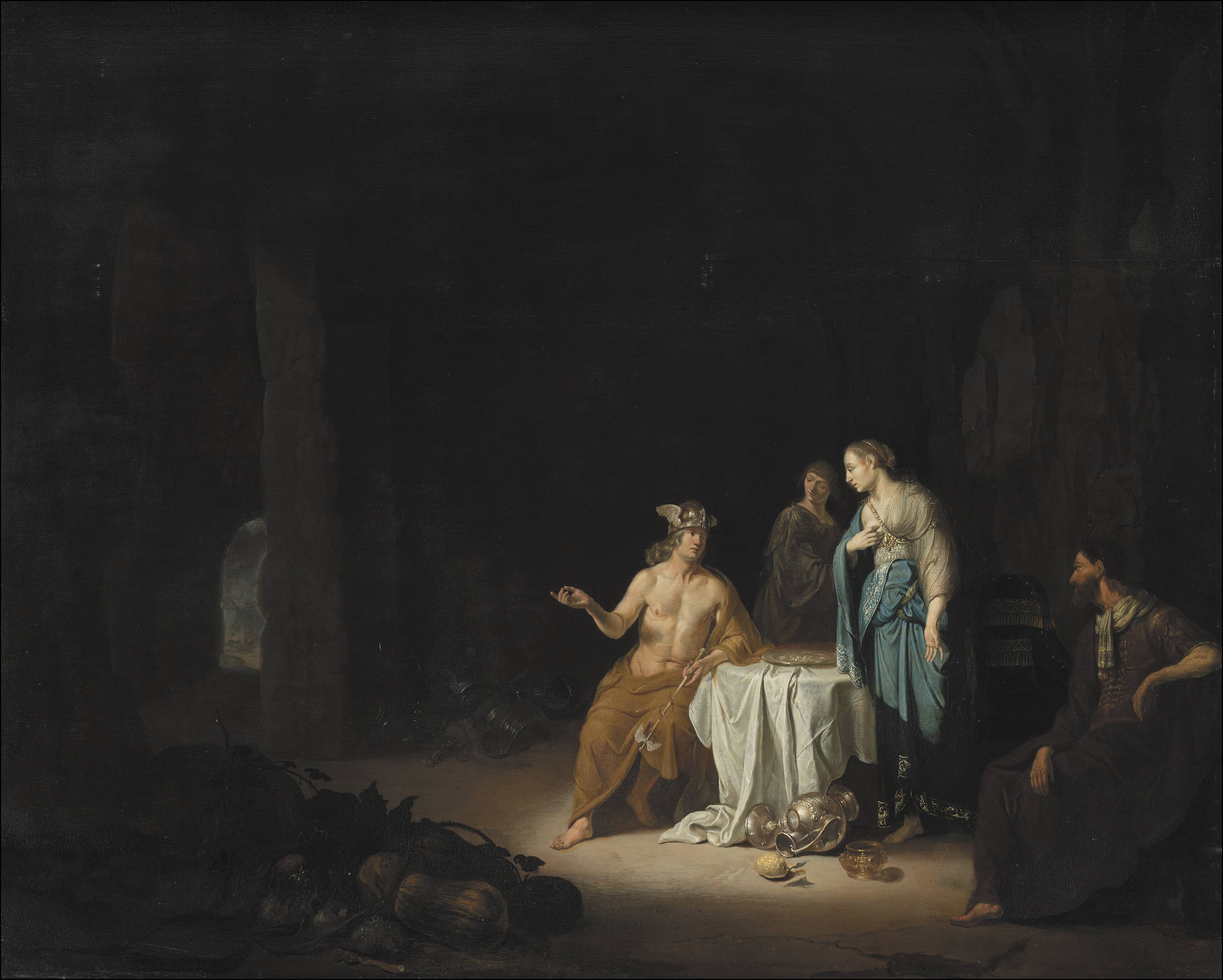 Paulus the Apostle defending himself at the Trial in Caesarea