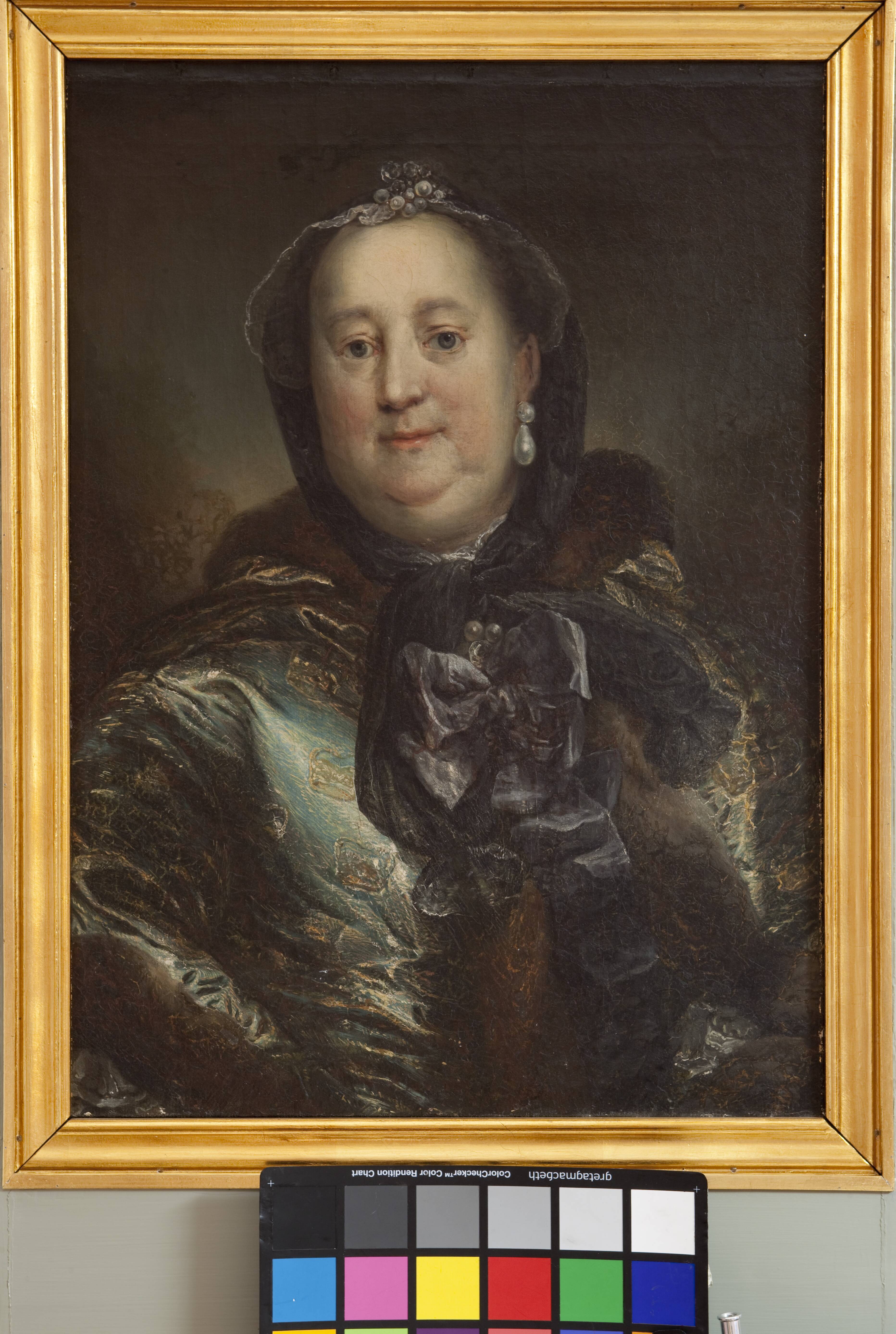 Portræt af hertuginde Antoinette Amalie af Braunschweig-Wolfenbüttel