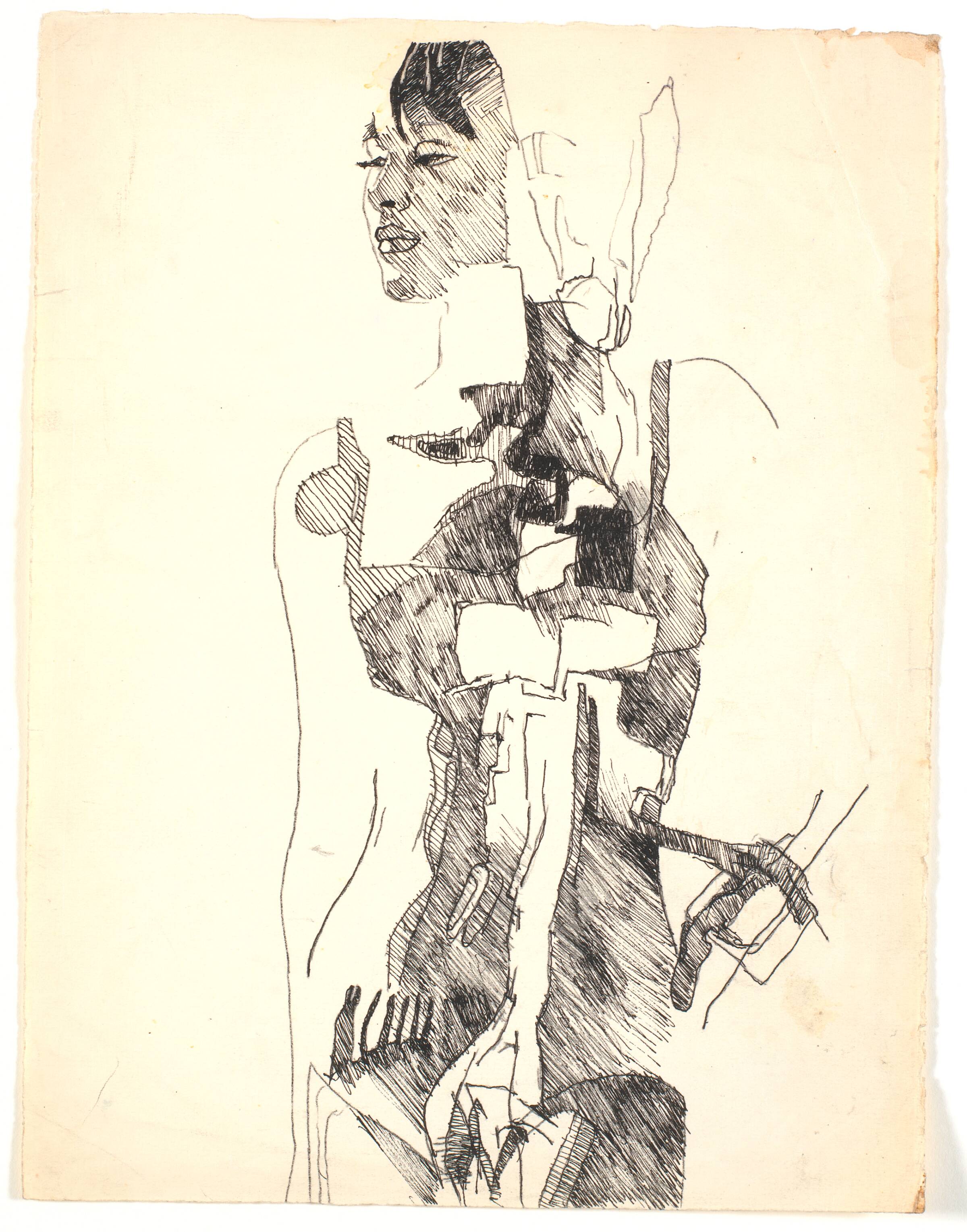 Stående kvinde, Bjørn Nørgaard, 1965