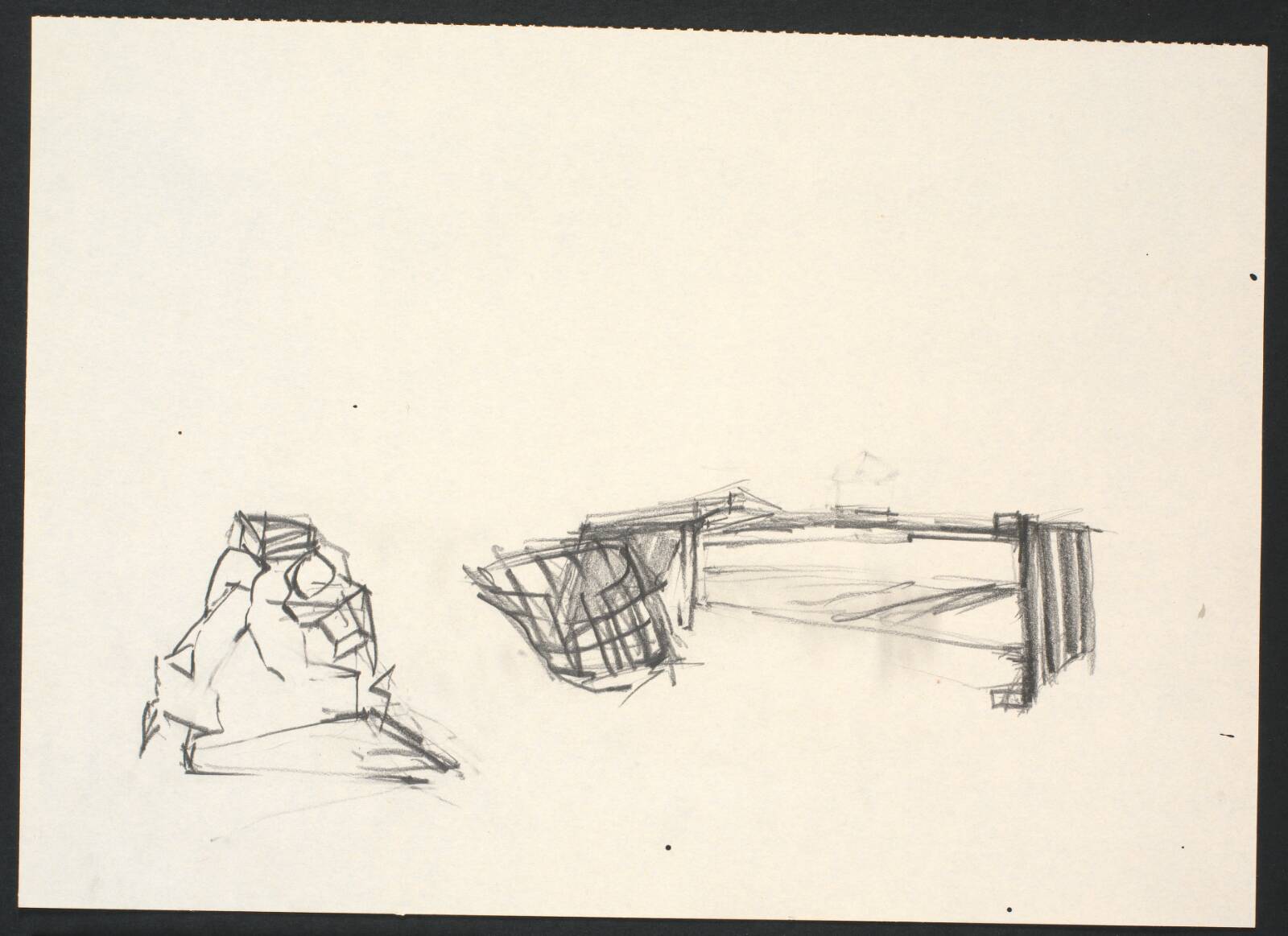 Tegning, Lone Høyer Hansen, 1983