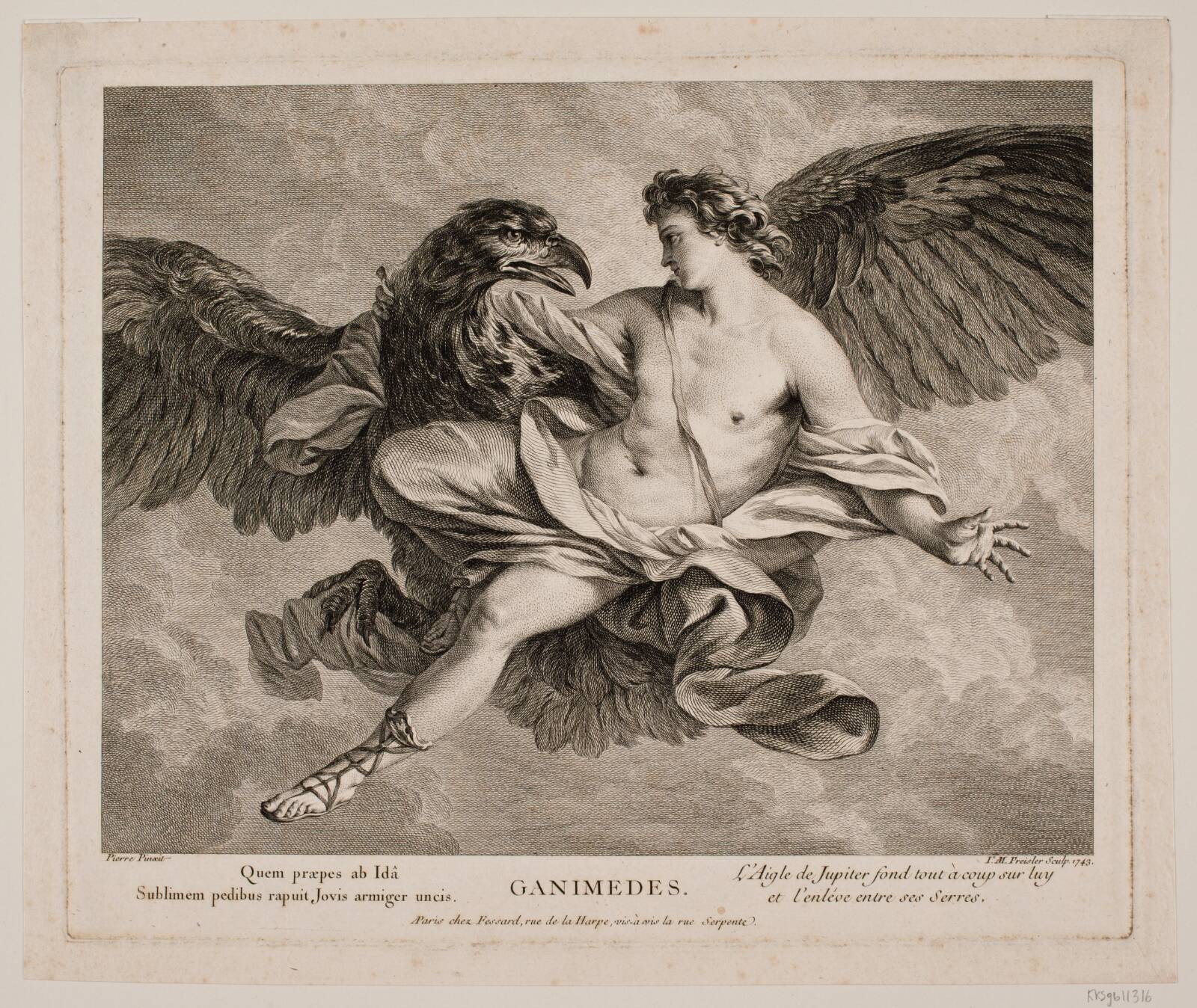 Ganymedes, J.M. Preisler, 1743