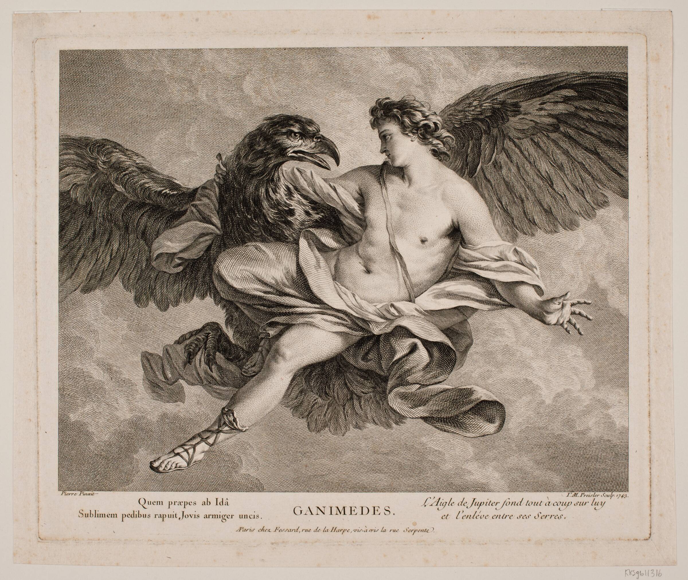 Ganymedes, J.M. Preisler, 1743