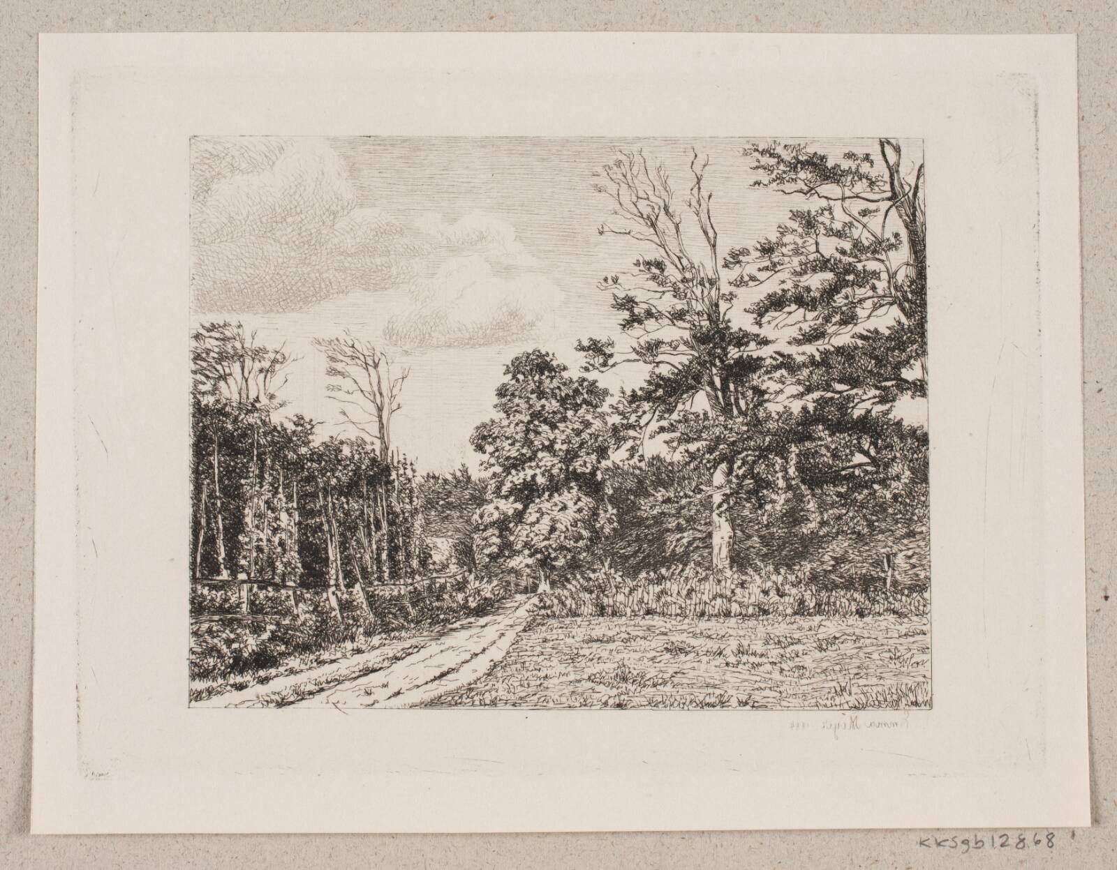 Skovparti, Emma Meyer, 1884