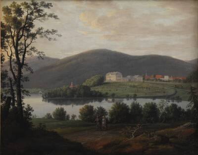 Prospekt af Bogstad i Norge