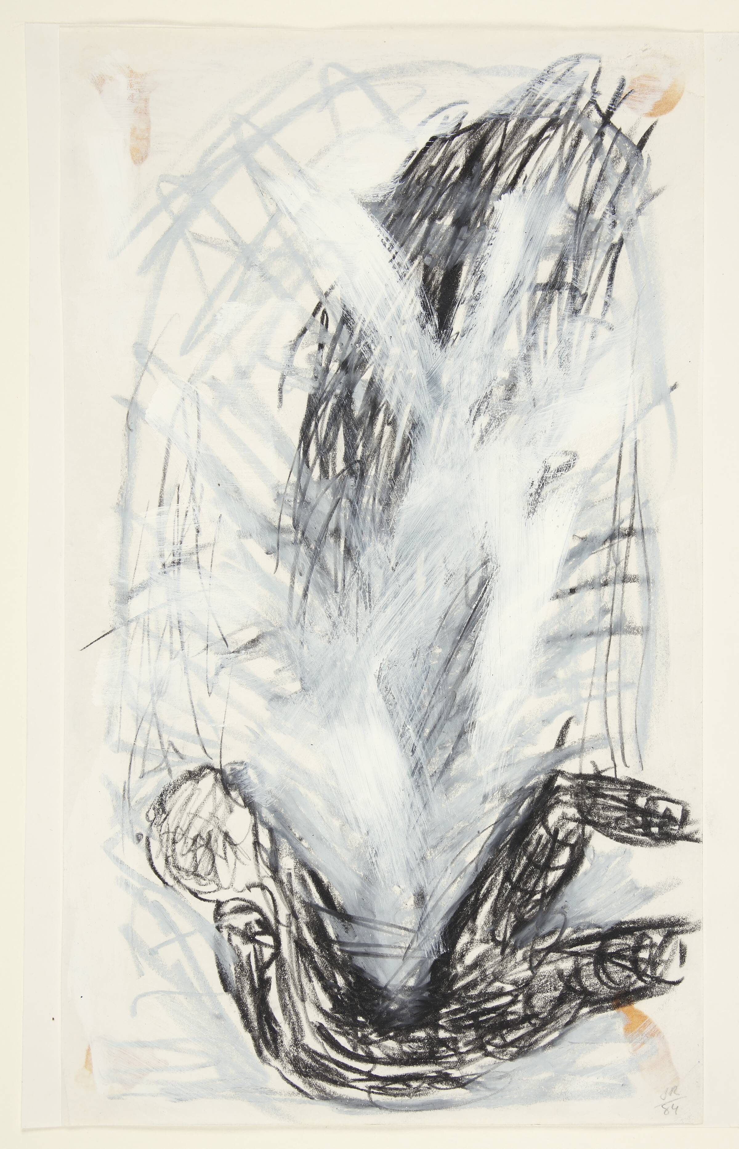 Tegning, Jytte Rex, 1984