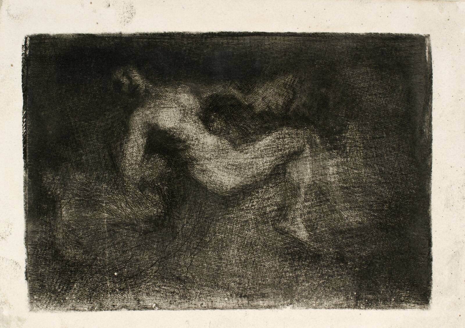 Zephyr bortfører Psyche, Oluf Hartmann, 1909