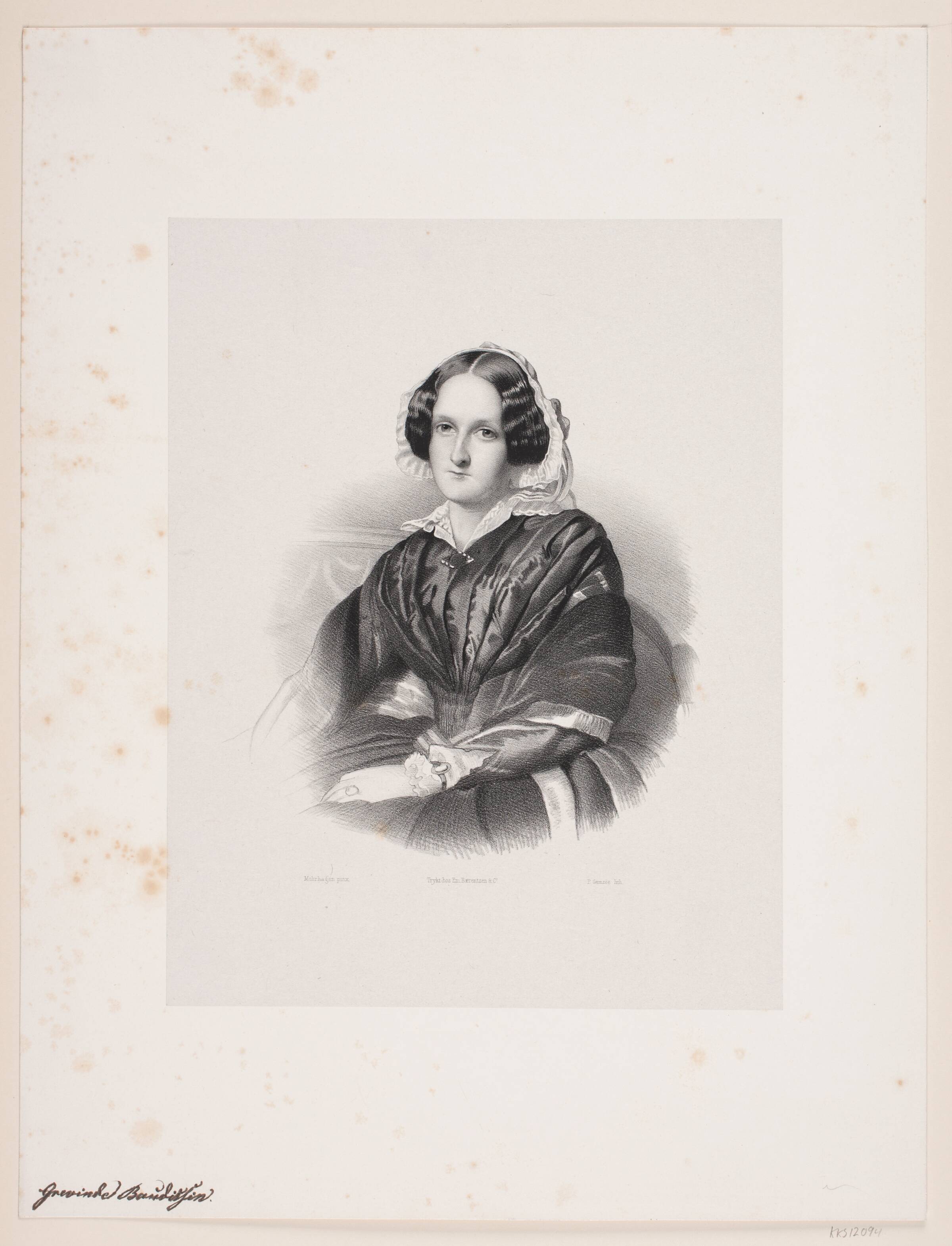 Grevinde Baudissin, Peter Henrik Gemzøe, 1811-1879