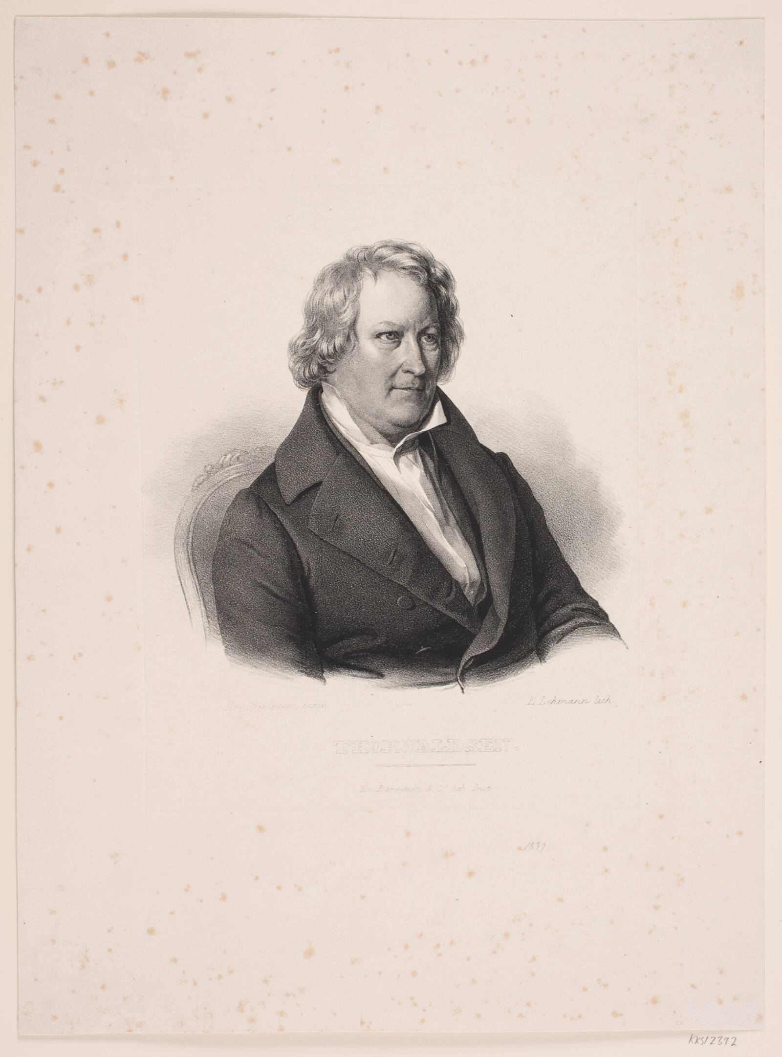 Thorvaldsen, Edvard Lehmann, 1839