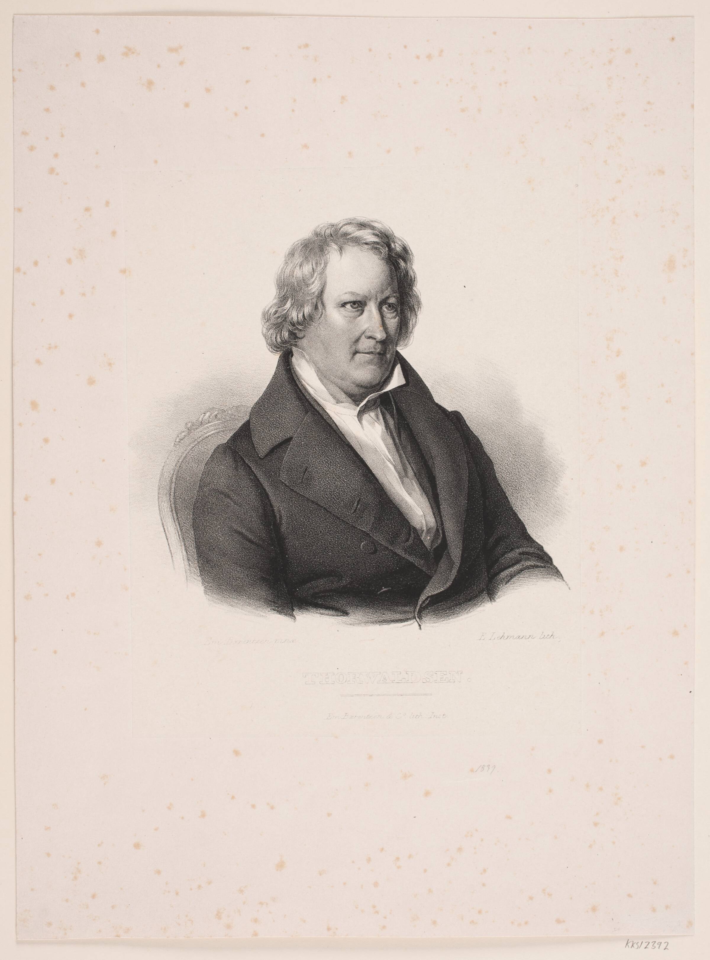 Thorvaldsen, Edvard Lehmann, 1839