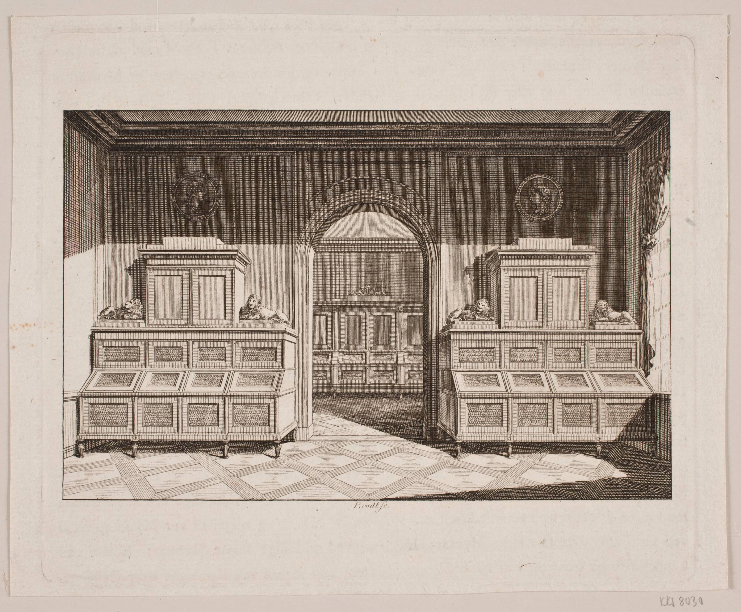 Møntkabinettet på Rosenborg, Bradt, F.L., 1791