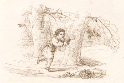 Illustration til "Halvhundrede Fabler for Børn" af Hey