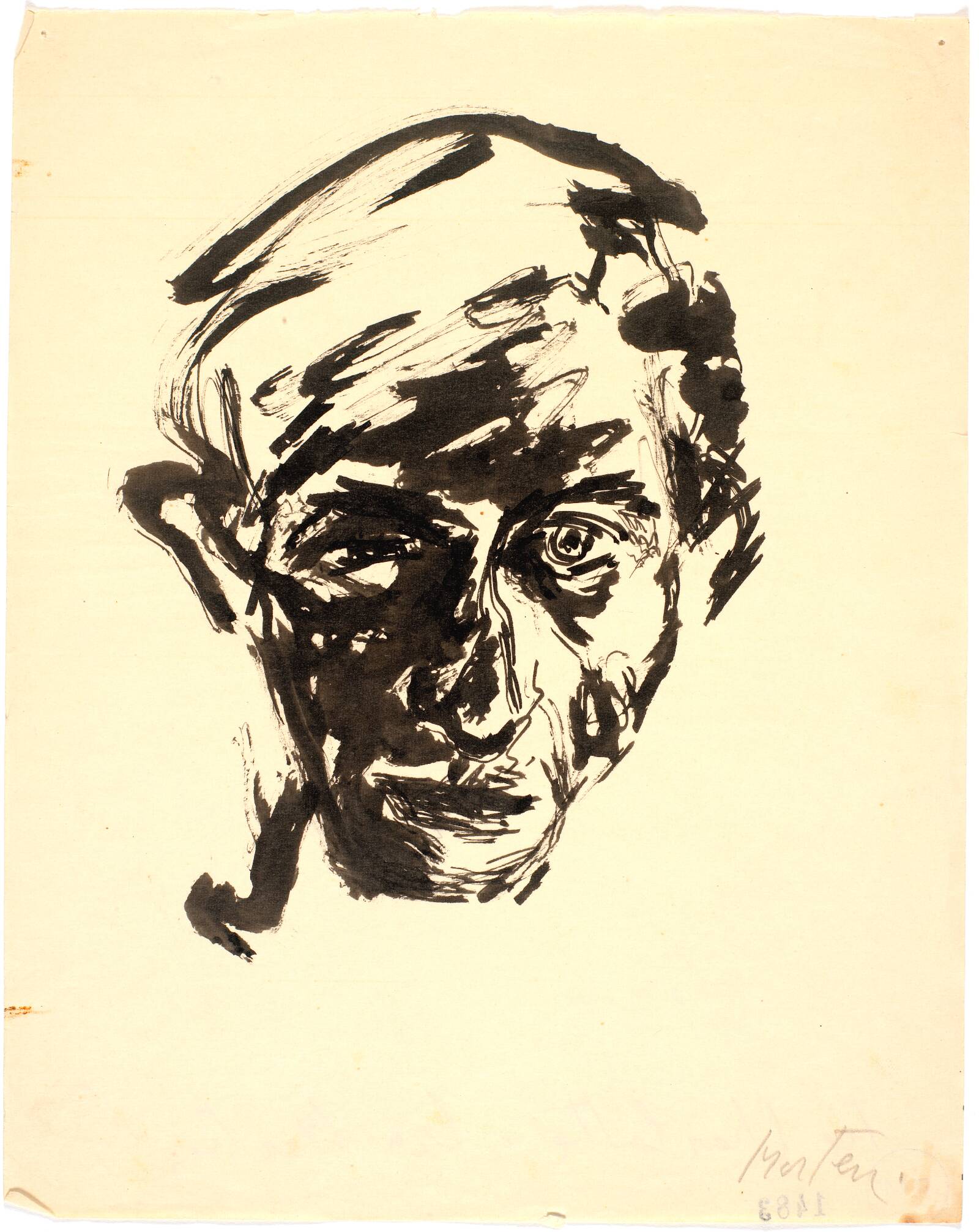 Selvportræt, Richard Mortensen, 1930-1932