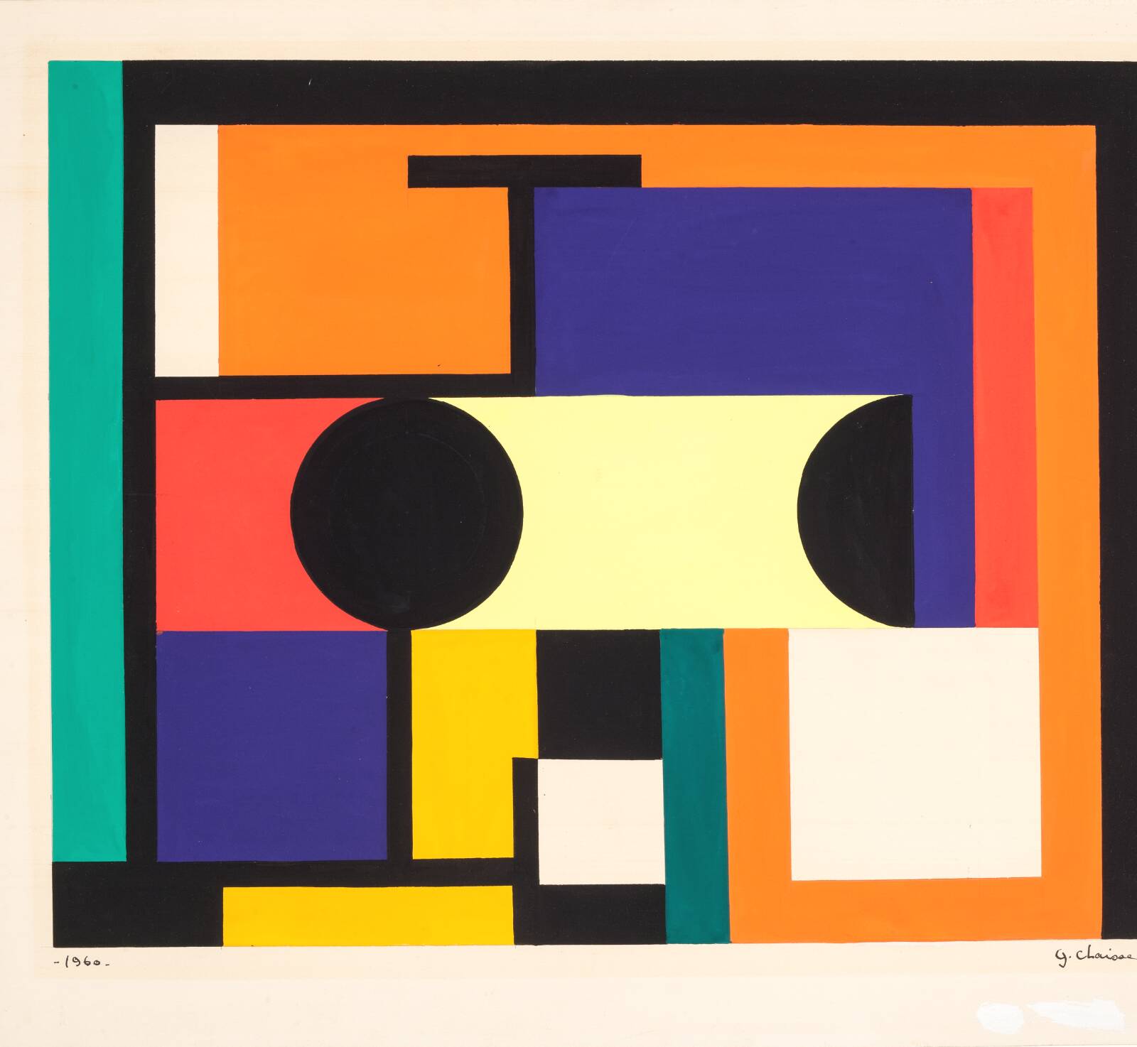 Uden titel, Genevieve Claisse, 1960