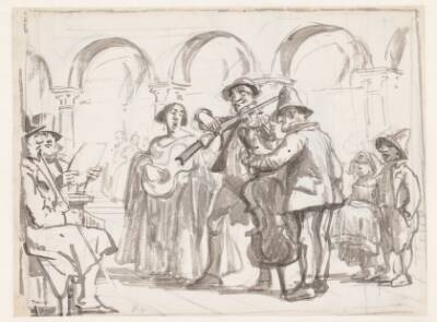 Musikanten på Markuspladsen, Venedig