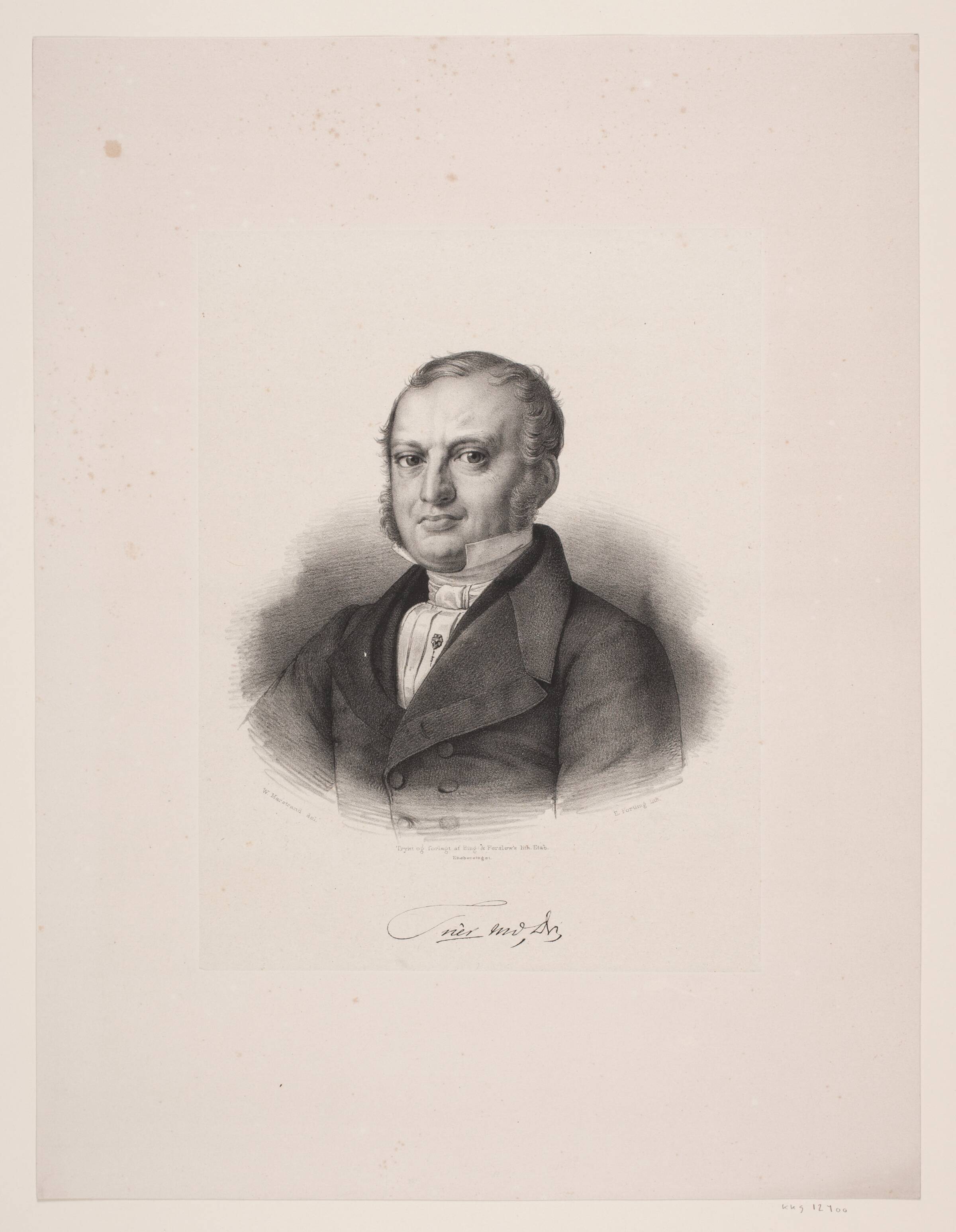 Seligman Meyer Trier, Edvard Fortling, 1842