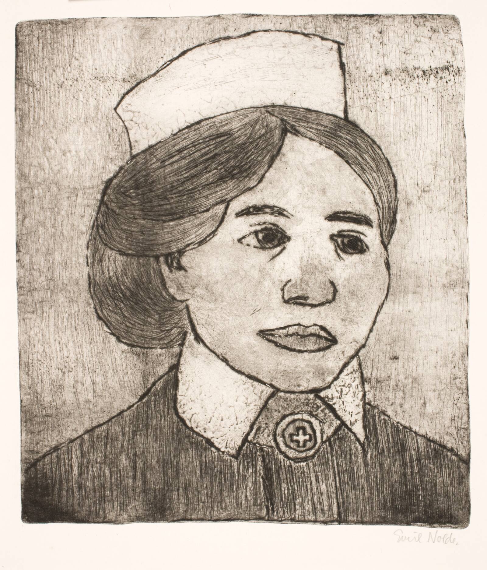 Schwester vom Roten Kreuz, Emil Nolde, 1911