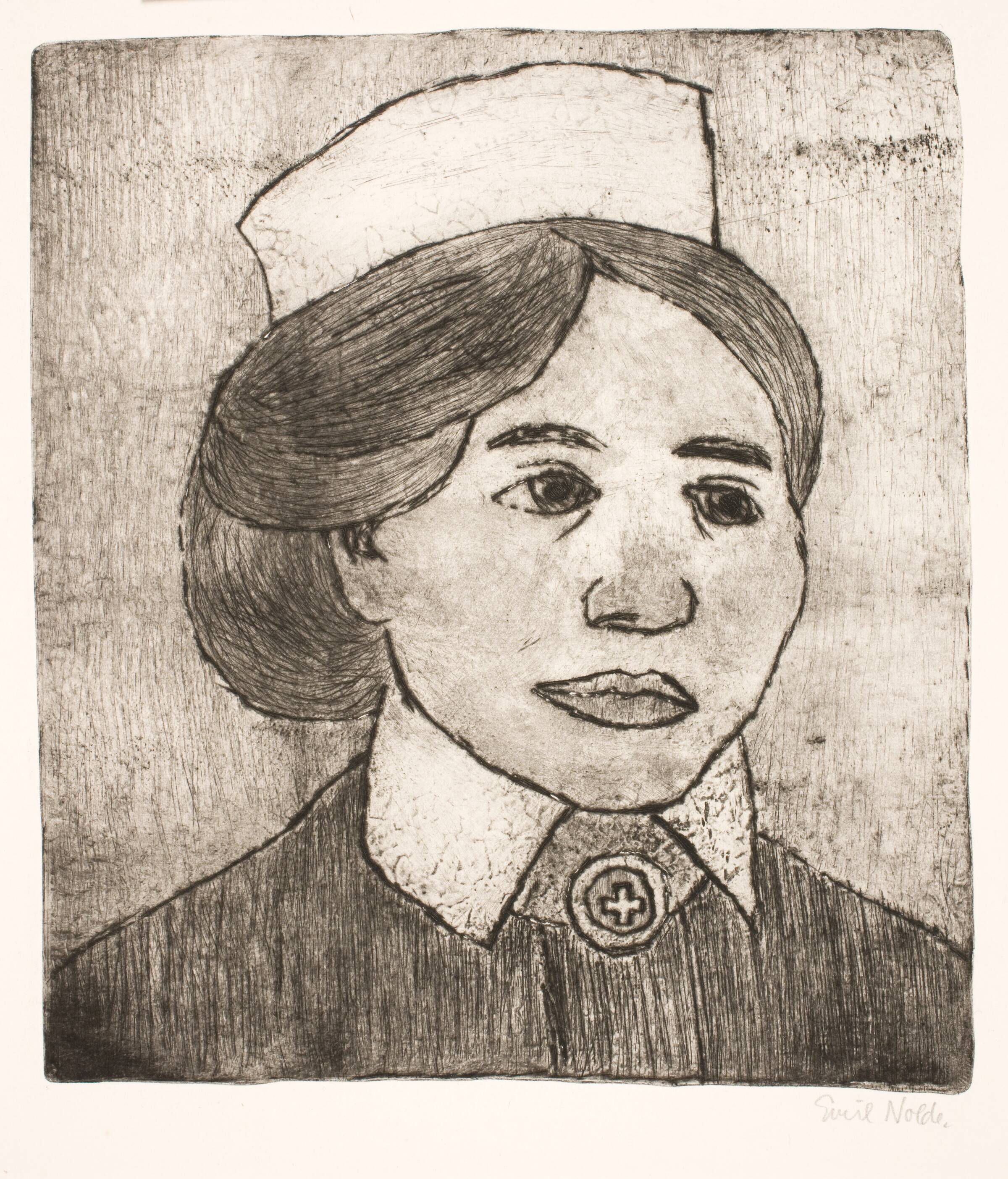 Schwester vom Roten Kreuz, Emil Nolde, 1911