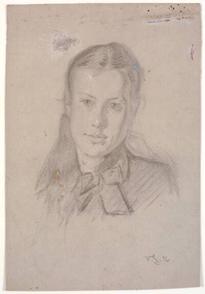 Portræt af Martha Møller (g.m. Viggo Johansen 1880)