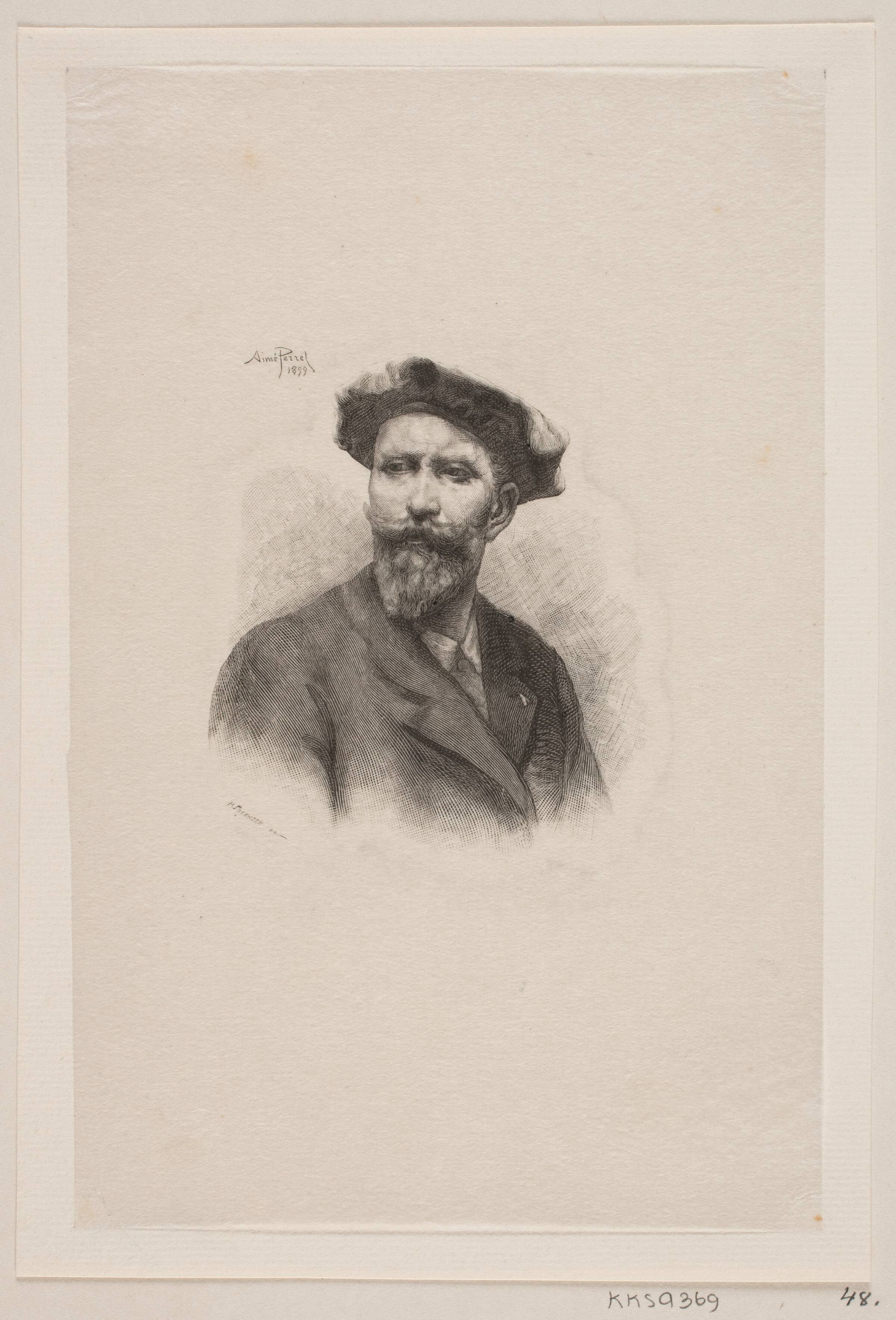 Portræt af Dupreé, Henrik Arnold Hamilkar Sørensen, 1899