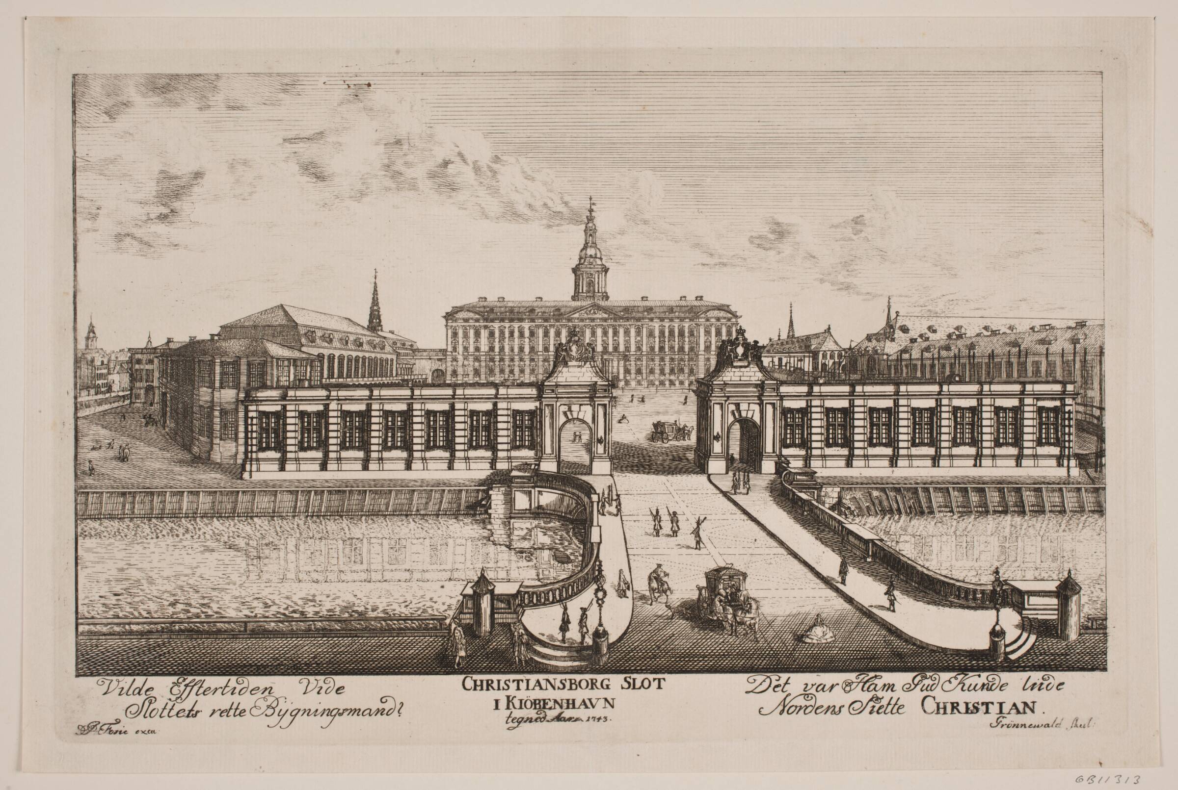 Christiansborg Slot, Poul Isac Grønvold, 1743